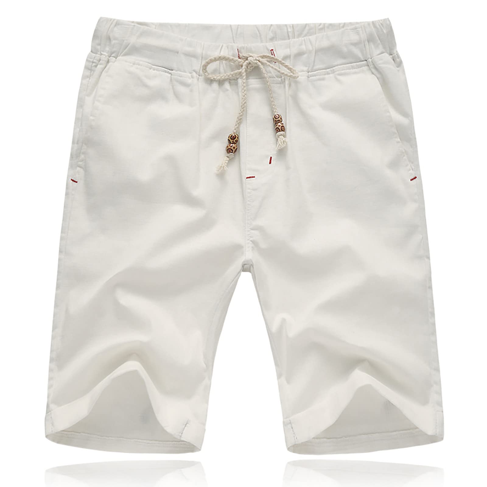 Breathable Stretch Cotton Men's Bike Shorts with Slide Loop Closure - Perfect for Summer, Beach, Cycling & Workout