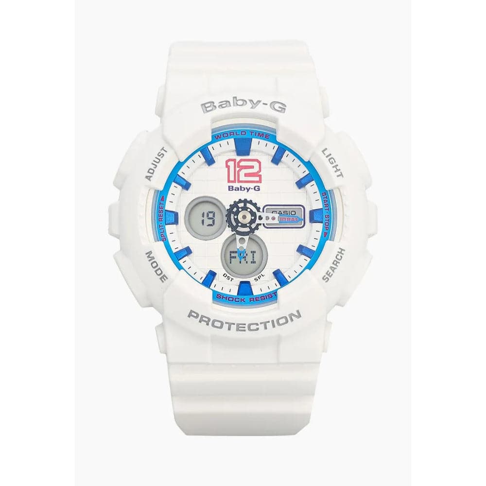 CASIO BABY-G BA-120-7BDR Women's Digital Sport Watch - Shock Resistant, Water Resistant, LED Light - Perfect for Running, Swimming, and Outdoor Activities