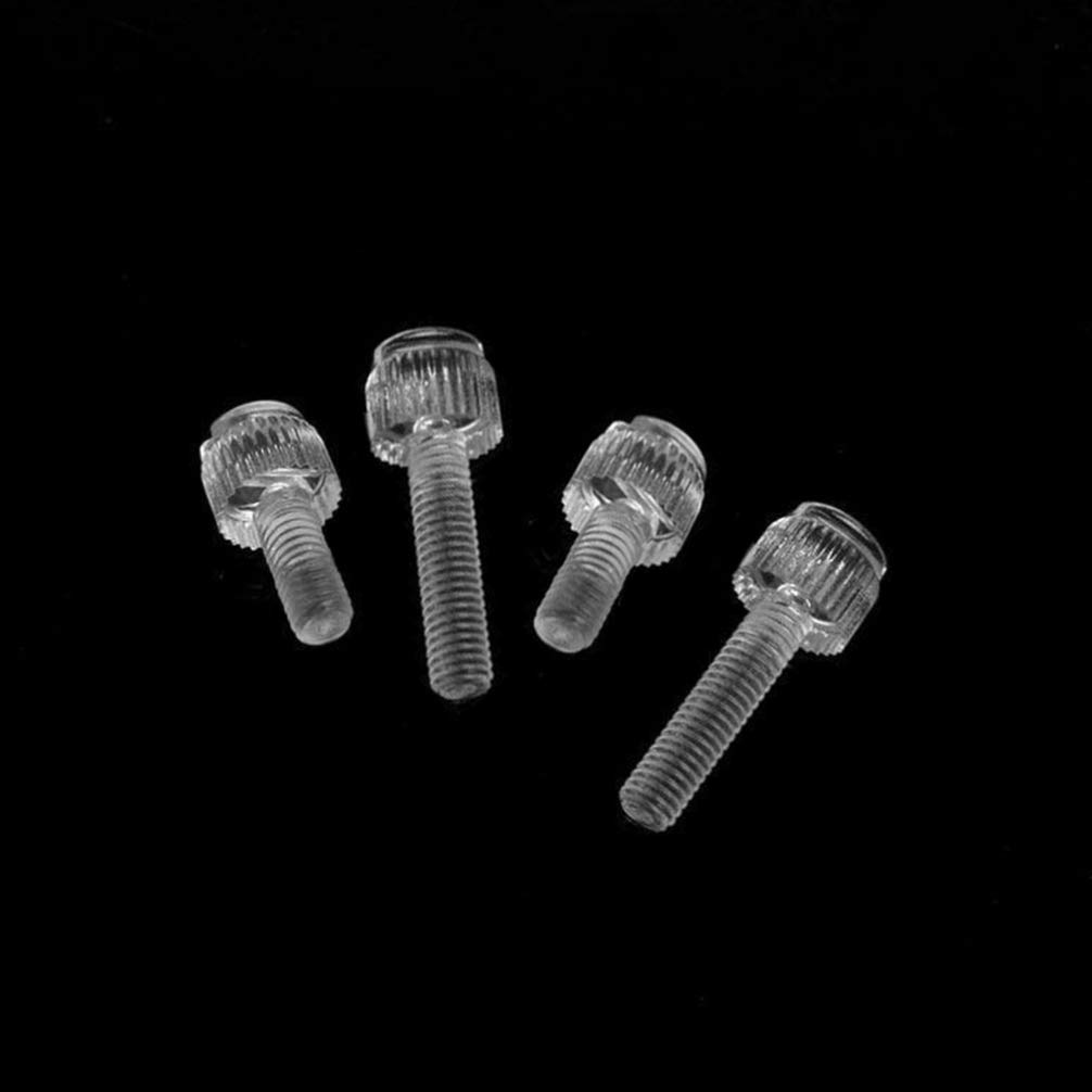POPETPOP Aquarium Tube Holder - 4 Pack Acrylic Clips for Fish Tank Water Tubes