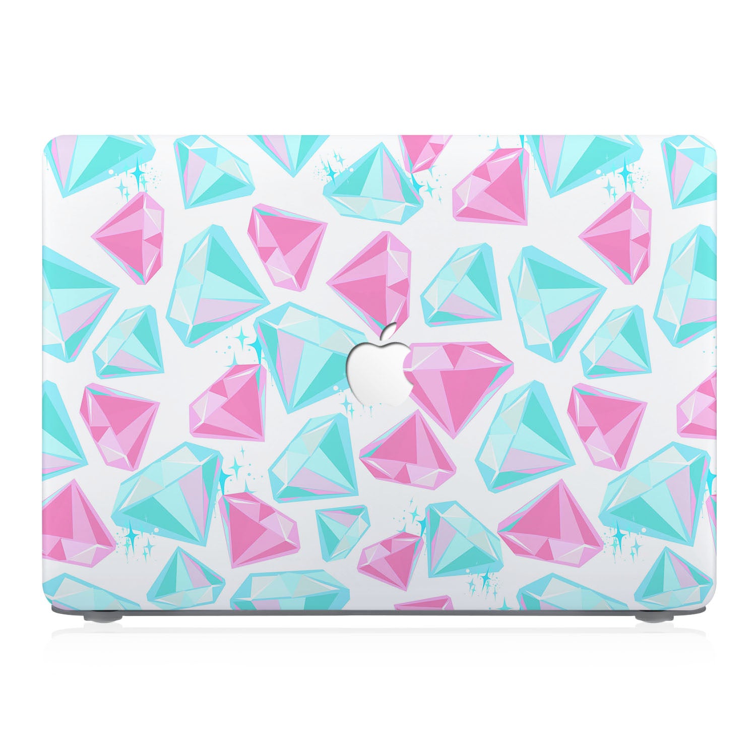 Premium MacBook Pro/Air Protective Case with Crystal Diamond Design - Stylish & Durable Laptop Cover for Work, Travel & Everyday Use