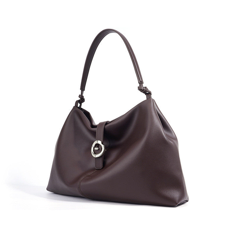 Premium Soft Leather Shoulder Bag for Women - Stylish & Durable Crossbody Purse - Perfect for Work, Travel & Everyday Use
