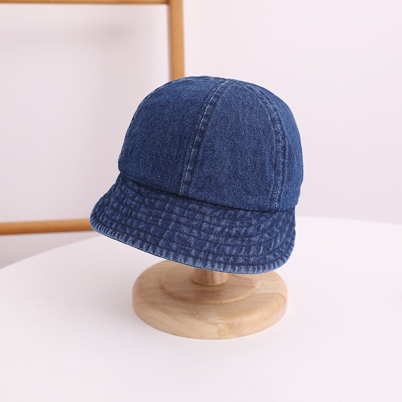 William Denim Toddler Hat - Soft & Stylish Baby Sun Hat for Boys & Girls - Perfect for Outdoor Play, Beach, and Park Adventures