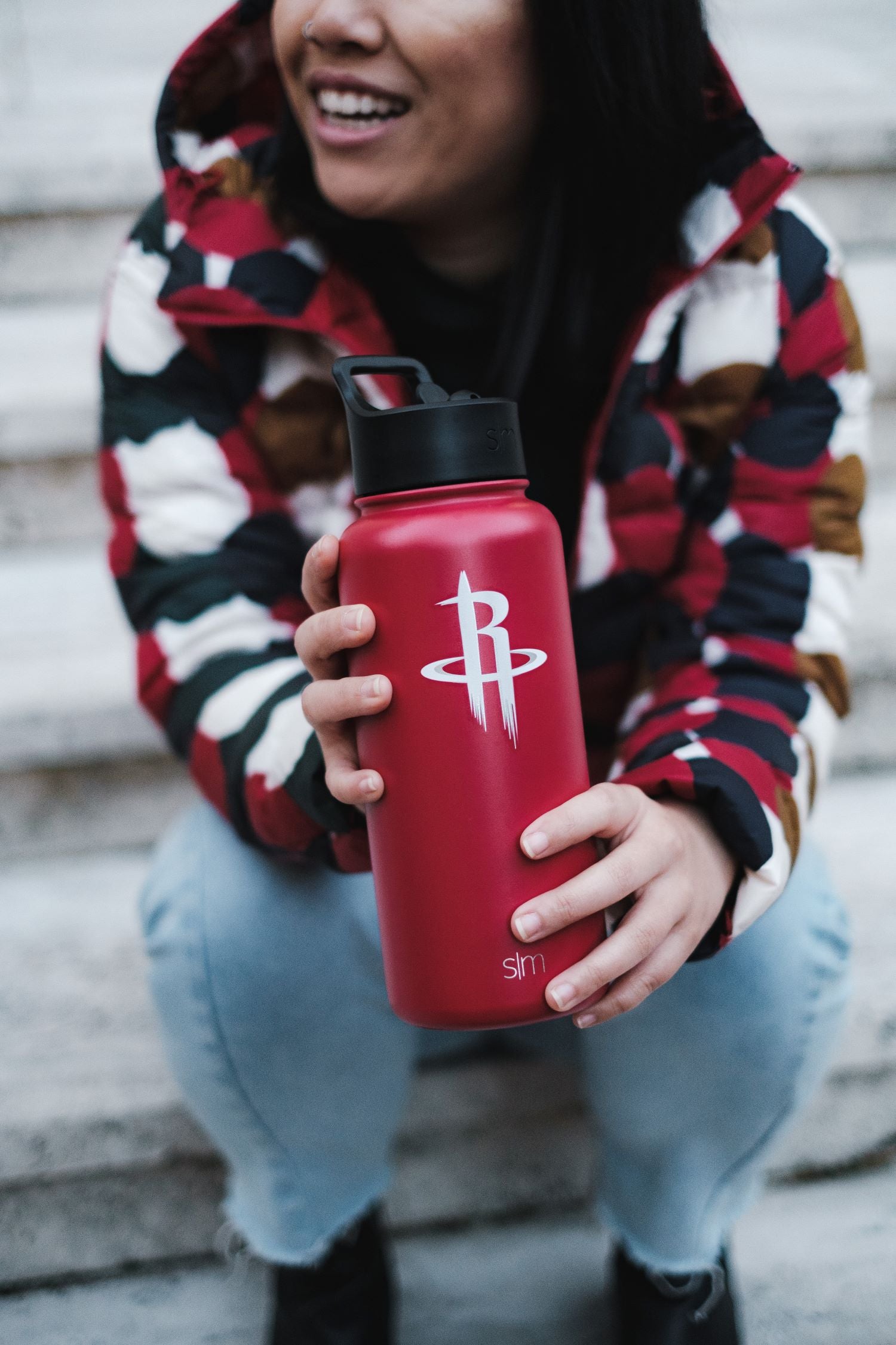 32oz NBA Summit Water Bottle with Straw Lid - Leakproof & Insulated Sports Water Bottle for Gym, Hiking & Outdoor Activities