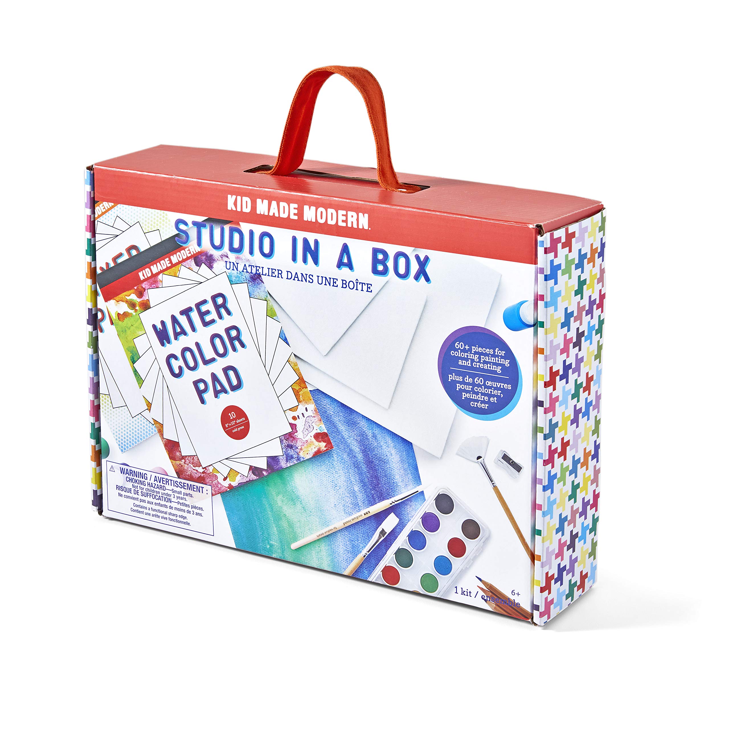 Kid Made Modern - Creative Art Studio in a Box for Kids | DIY Craft Kit with Art Supplies | Perfect for Home, Classroom & Birthday Party Activities