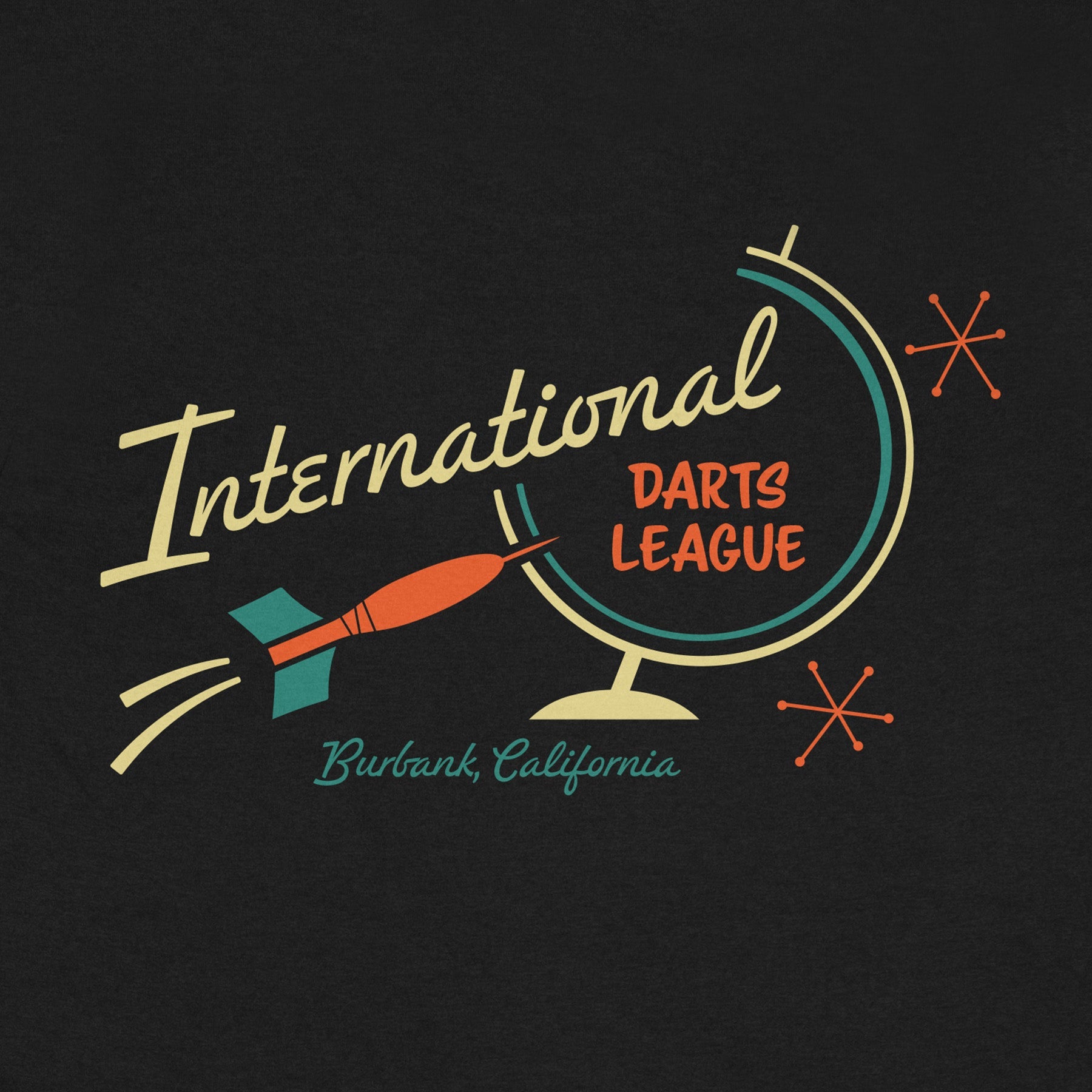 International Darts League Hoodie - Premium Unisex Pullover for Dart Players & Fans - Perfect for Tournaments, Casual Wear & Sports Events