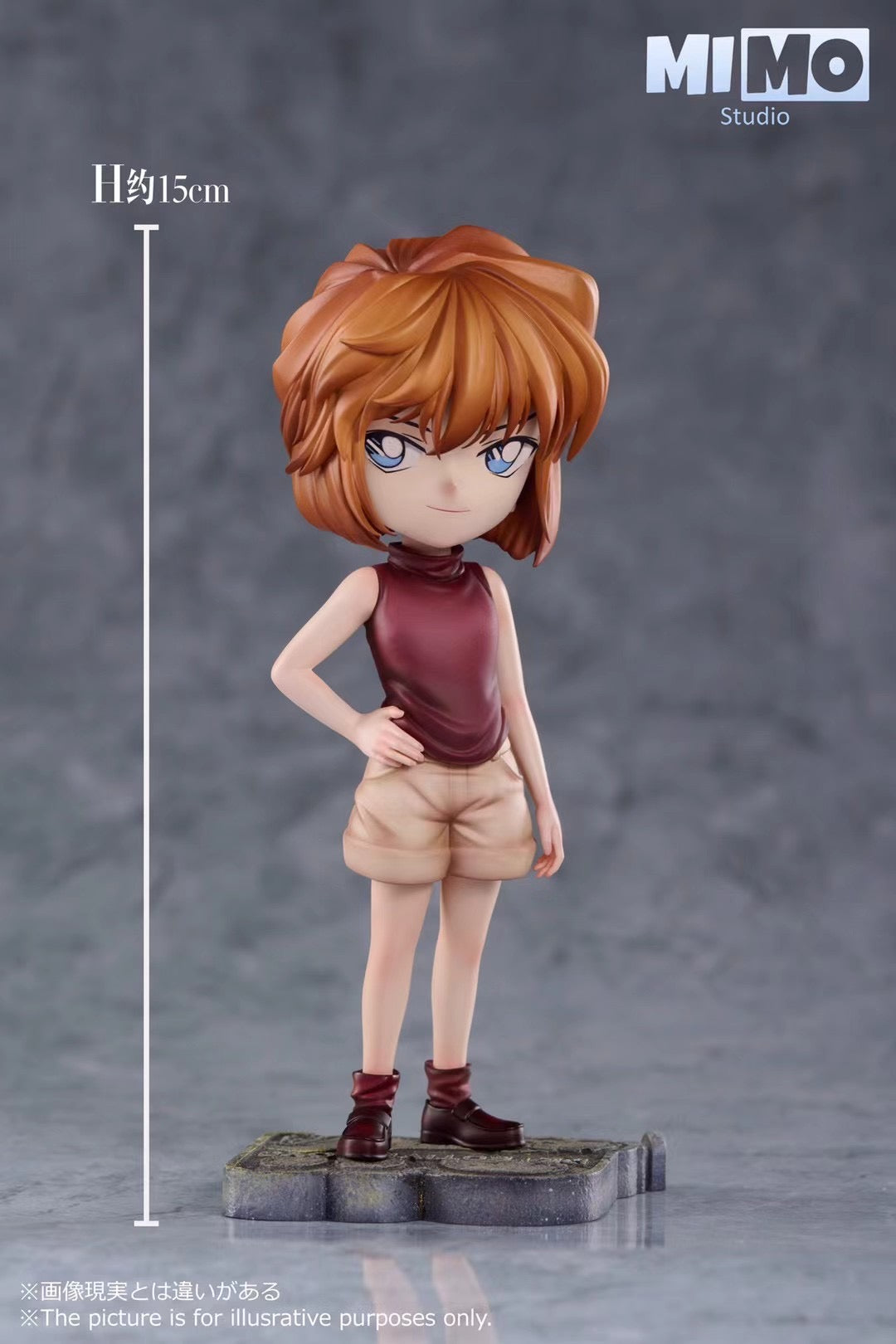 Mimo Studio Ai Haibara Anime Figure - Detective Conan Character Collectible for Fans & Decor | Perfect for Home Display, Office Desk, and Anime Gift