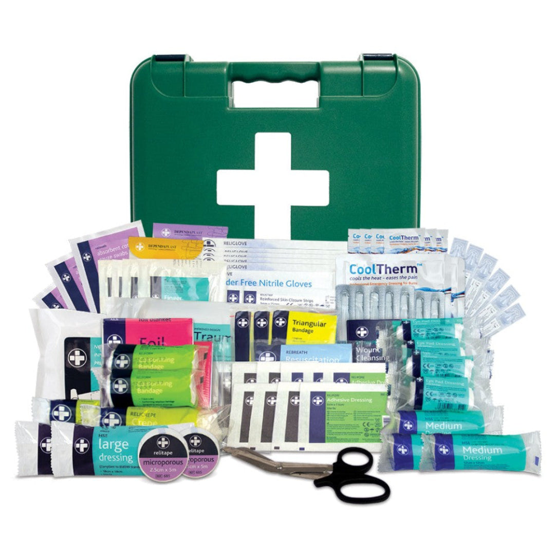 Titan Workplace First Aid Kit Large - 200+ Pieces OSHA Compliant Emergency Medical Supplies for Offices, Factories & Job Sites | Workplace Safety & Injury Prevention