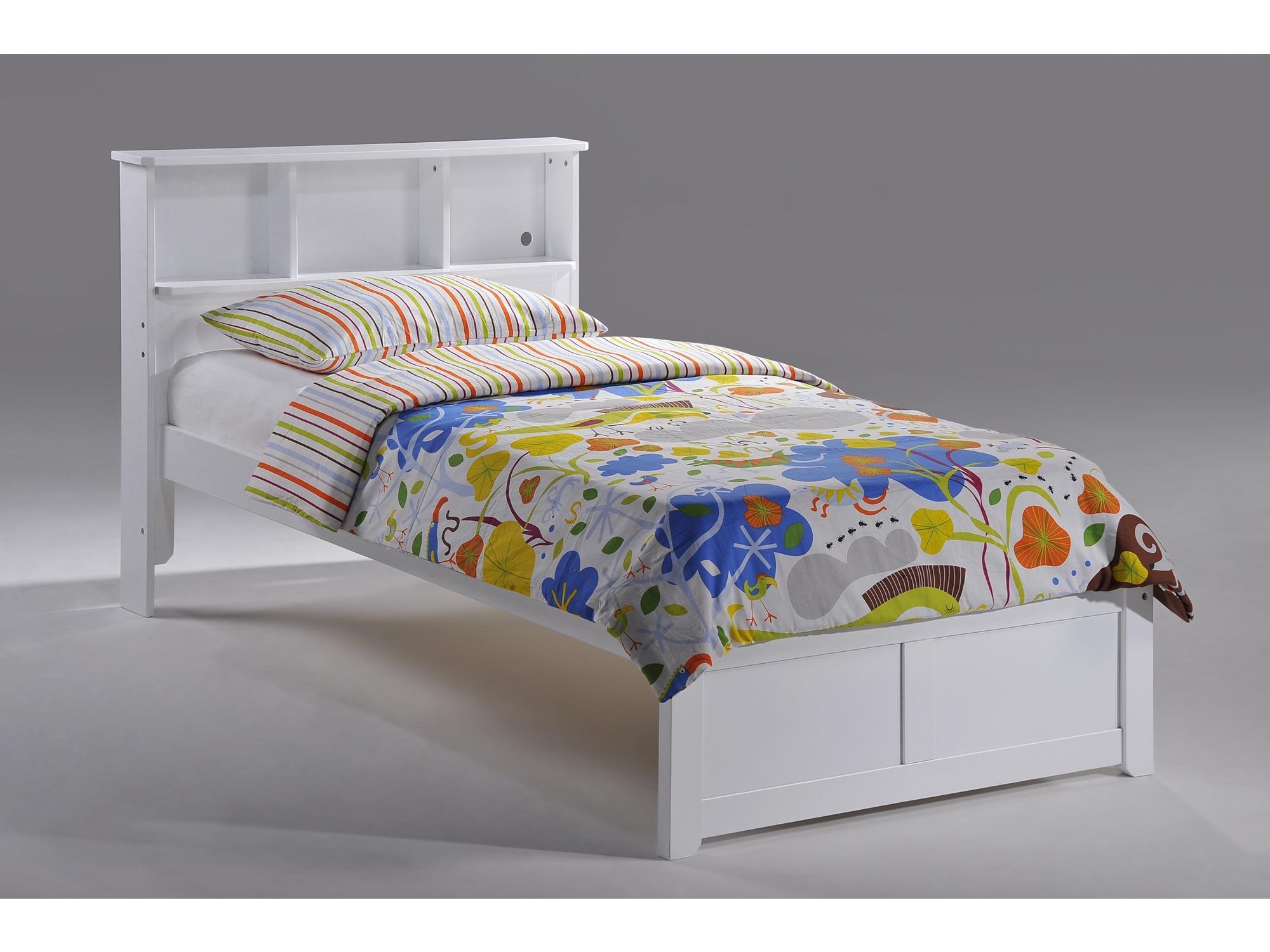 Twin Butterscotch Bookcase Bed with Storage - Space-Saving Kids Bedroom Furniture for Small Rooms | Perfect for Reading Nooks & Dorm Rooms