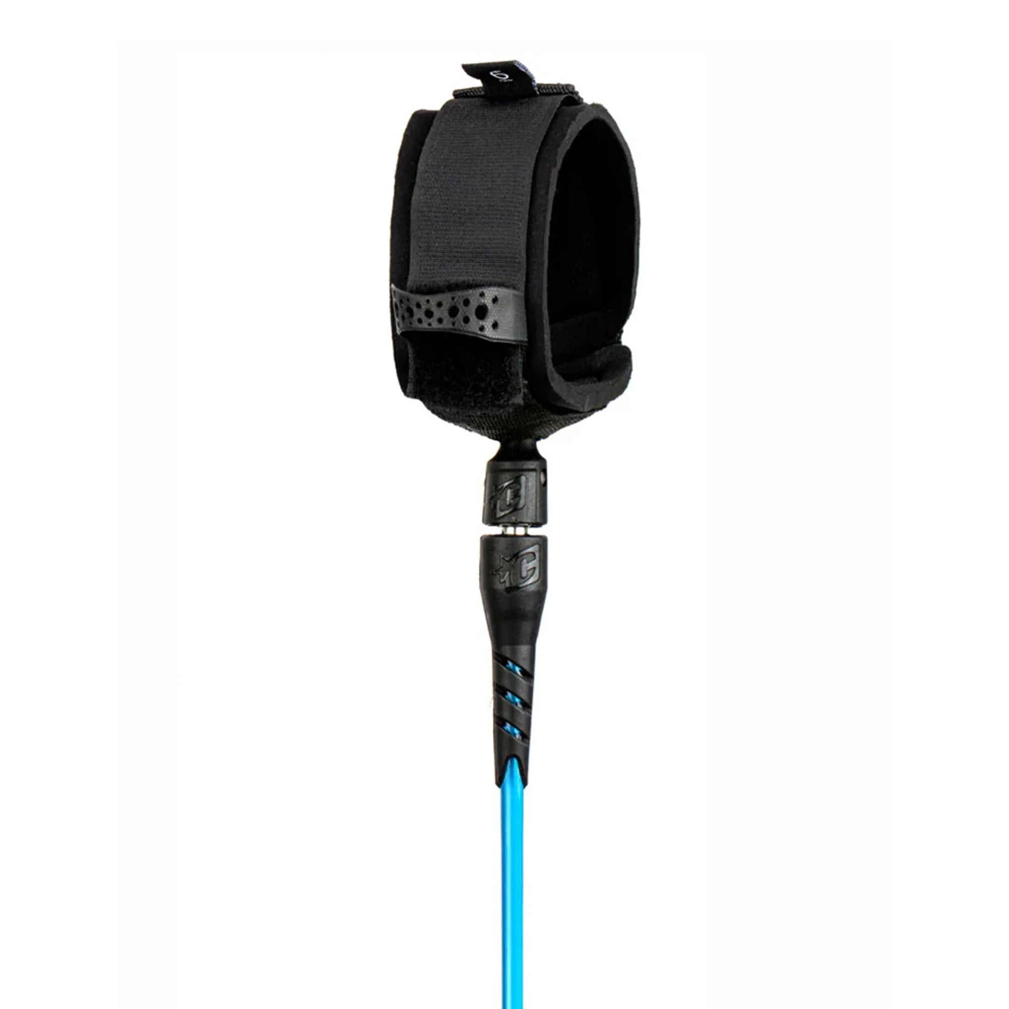 Creatures Of Leisure Icon Longboard Surfboard Leash 9ft - Premium Surfing Safety Accessory for Big Wave Riders (Blue/Black) - Perfect for Longboard Surfing, Beach Safety & Water Sports Enthusiasts