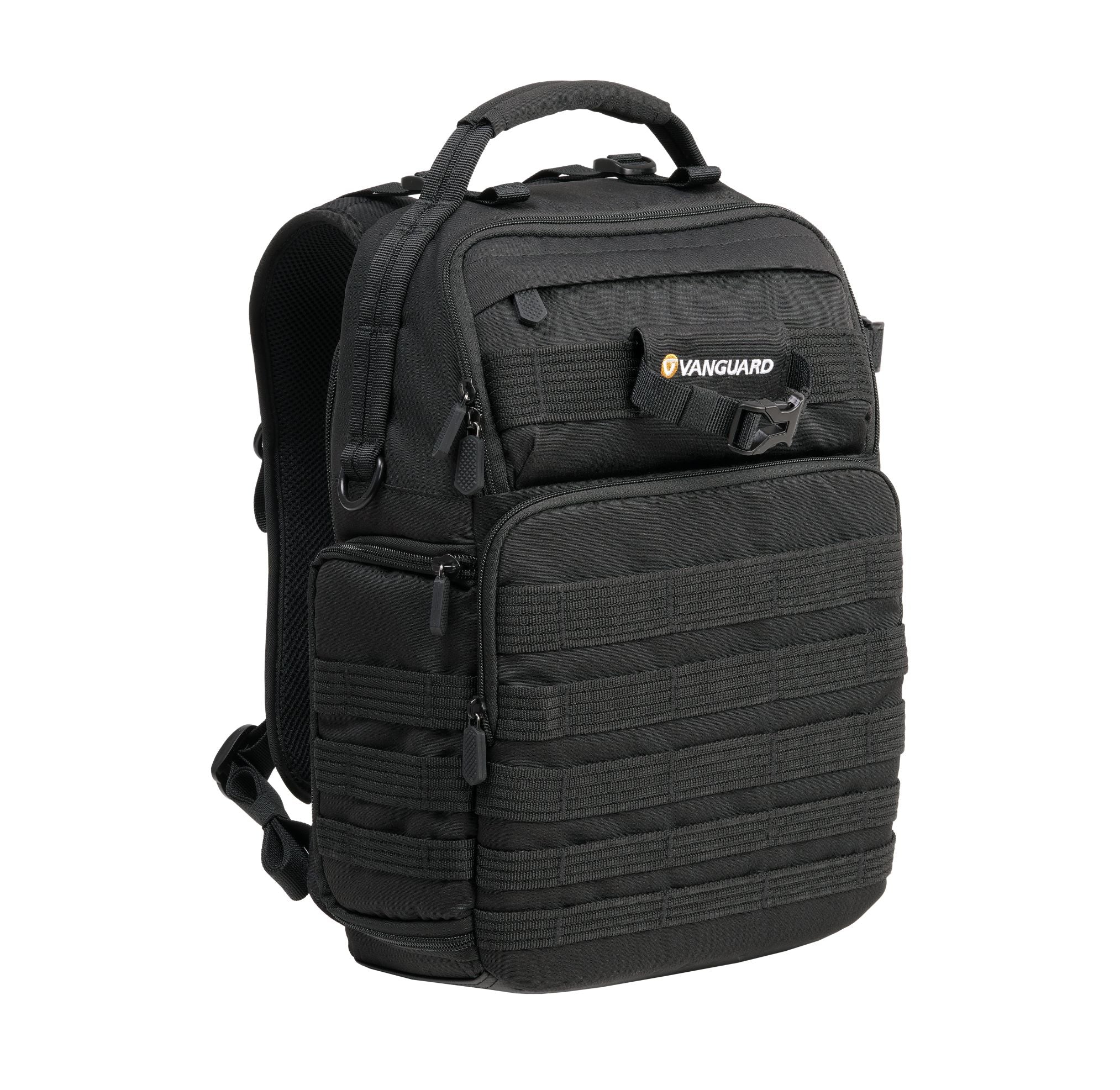 VEO RANGE T 37M BK Waterproof Travel Backpack - 37L Large Capacity Hiking Backpack for Men & Women - Durable Black Daypack for Outdoor Camping, Hiking, School & Work Commute