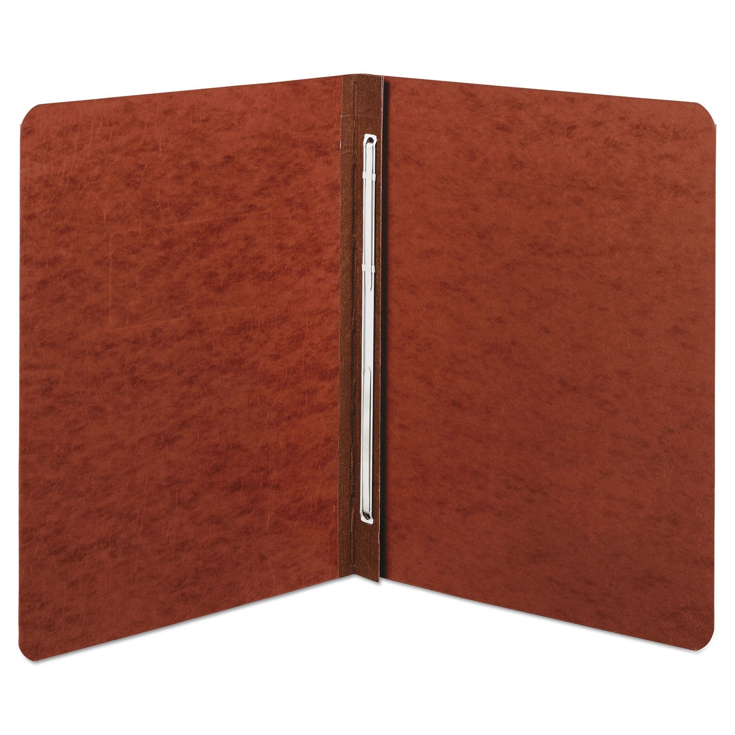 ACCO Presstex Report Cover with Tyvek Reinforced Hinge - 3 Capacity, 8.5 x 11 Inches, Red Two-Piece Prong Fastener - Perfect for Office Documents, School Reports & Professional Presentations