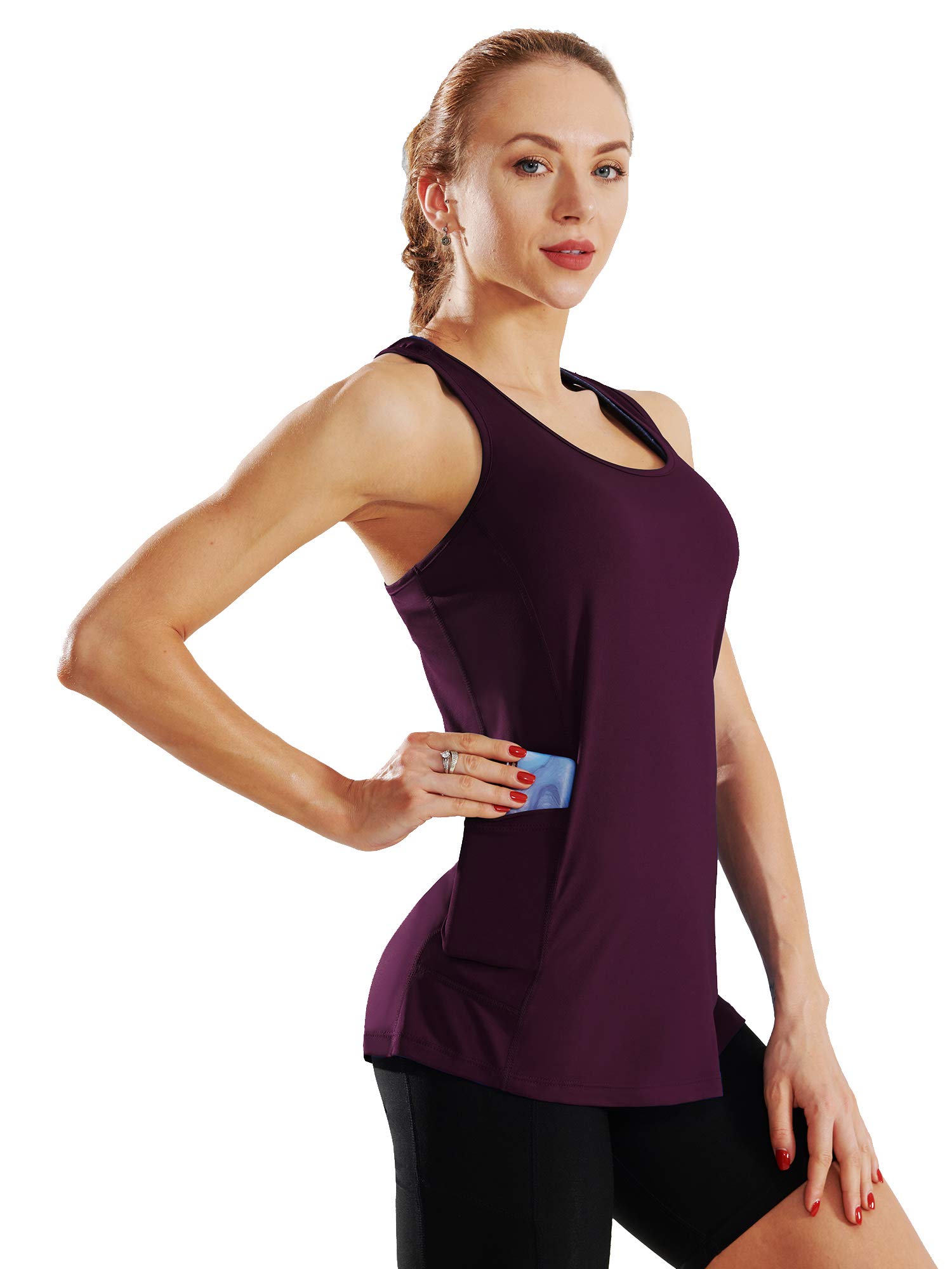 NELEUS Women's Racerback Yoga Tank Top - Breathable Workout Shirt for Yoga, Gym, Running & Fitness | Comfortable Activewear for Women