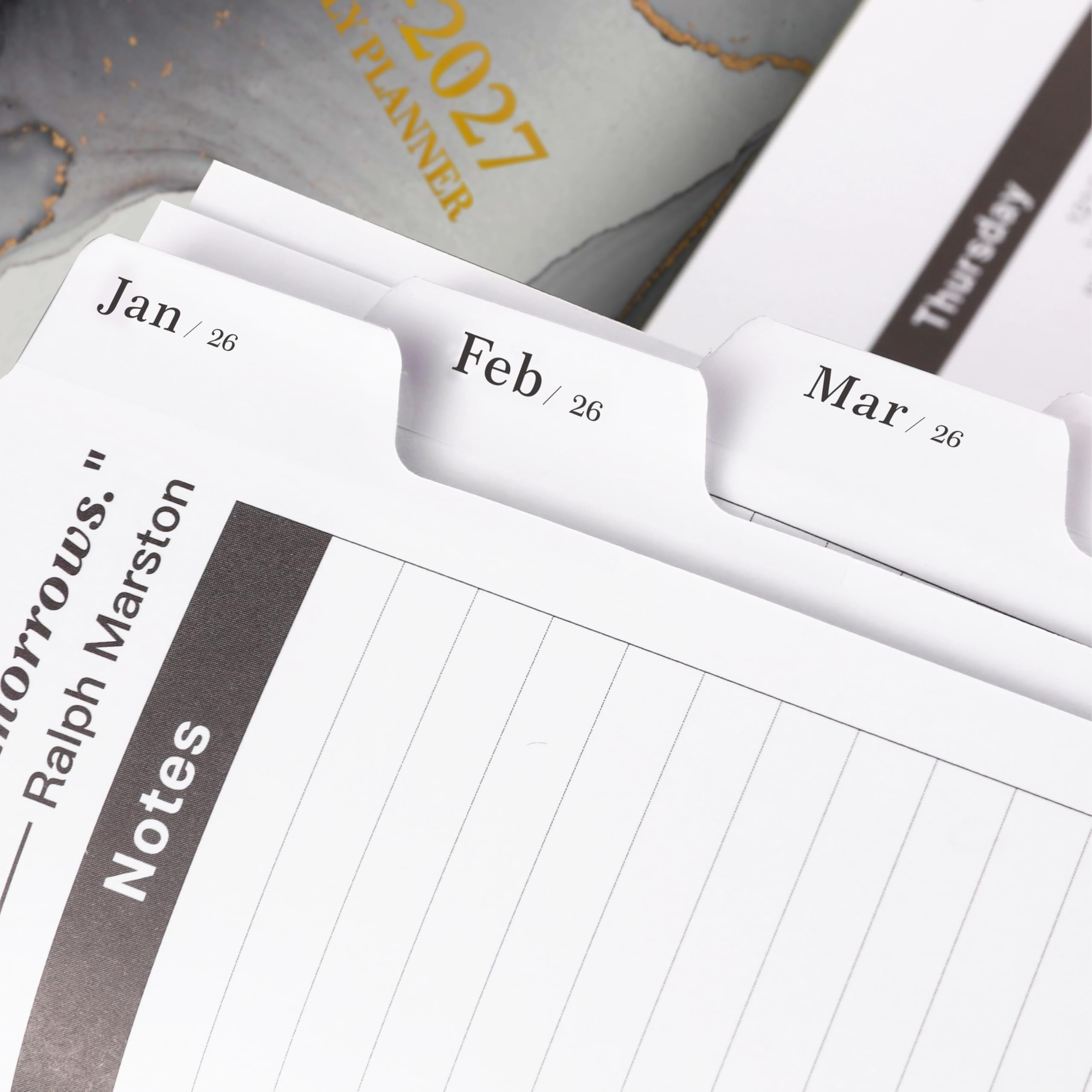 2025-2027 Monthly Planner Calendar - July 2025 to June 2027 | 2-Year Academic Planner with Flexible Cover, Pockets & Tabs | 9