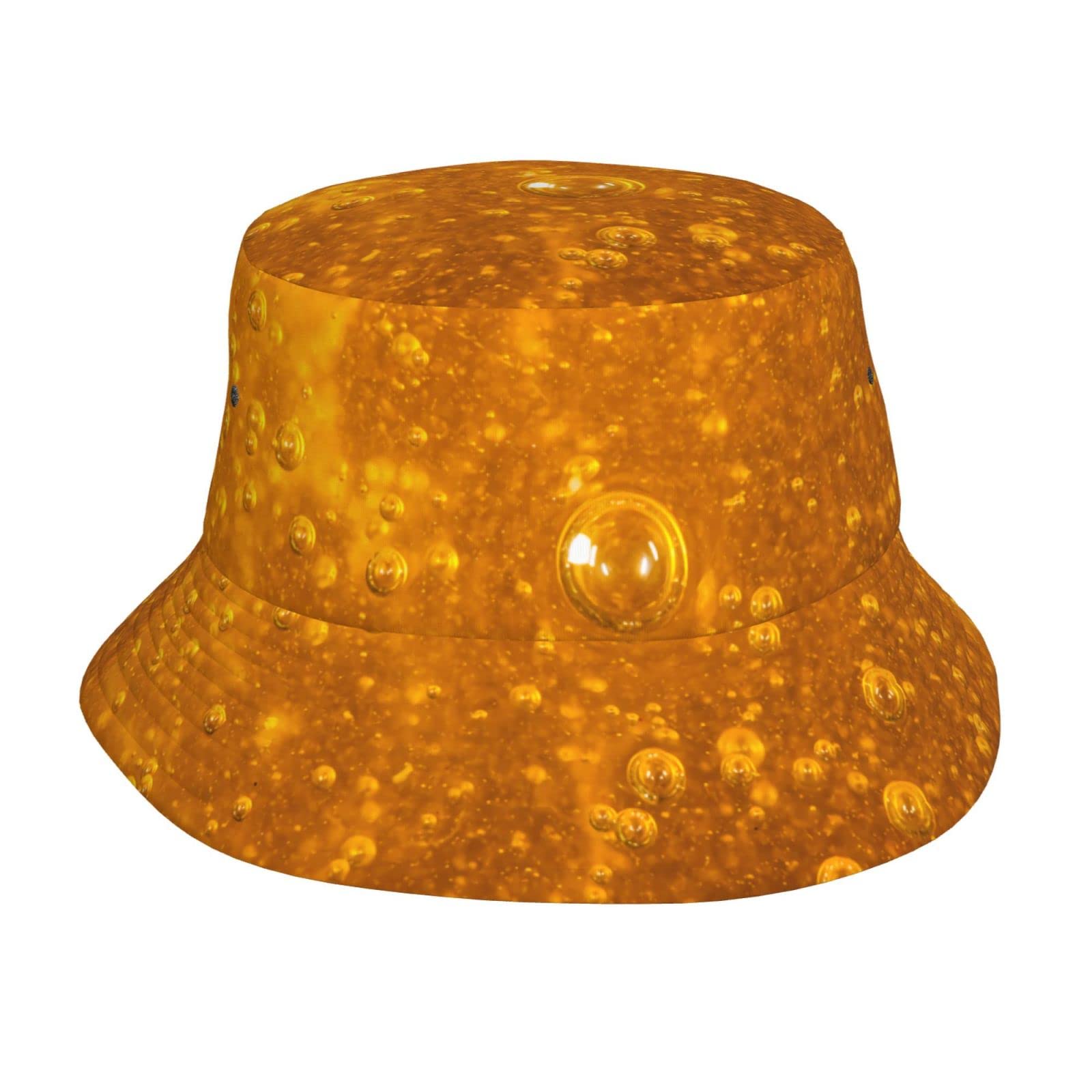 Funny Food Pattern Bucket Hat for Women & Men - Summer Fisherman Cap, Packable Sun Hat for Travel, Beach, Outdoor Activities - Perfect for Adults & Teens