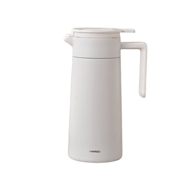 Hario Double Walled Ceramic Coated Metal Coffee Server - Perfect for Pour Over, Iced Coffee & Tea Brewing at Home or Cafe