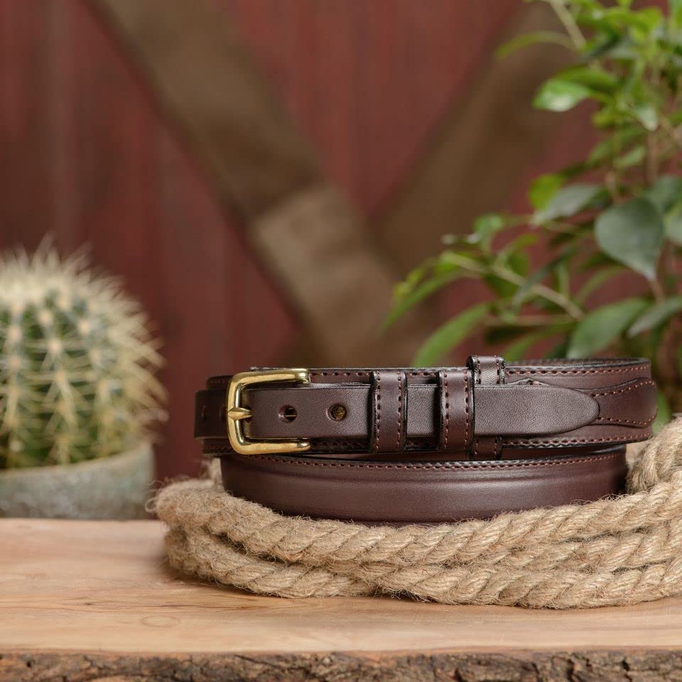 Premium Bullhide Leather Belt for Men - 1.25