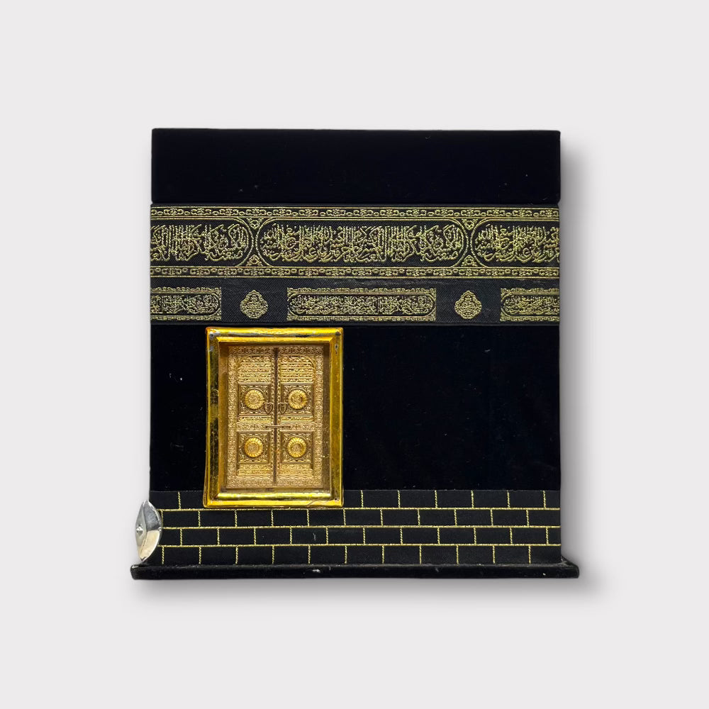Holy Quran with Velvet Cover - Islamic Art Prayer Book with Stand - Perfect for Home Decoration, Gift, and Daily Prayers