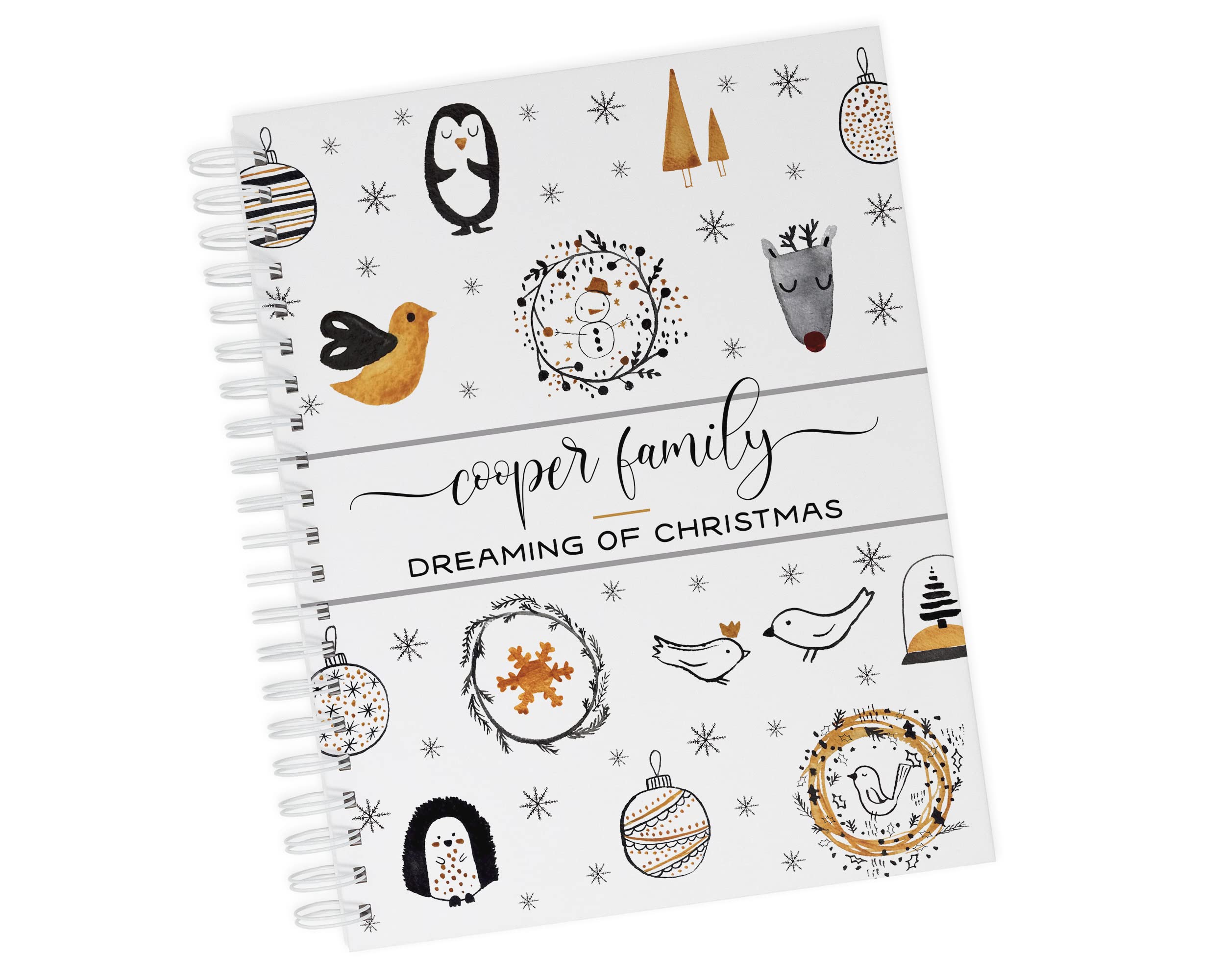 Personalized Christmas Photo Album & Memory Book - Hardcover Santa Photo Scrapbook & Holiday Journal for Family & Friends | Perfect for Christmas Gifts, Santa Visits & Holiday Keepsakes