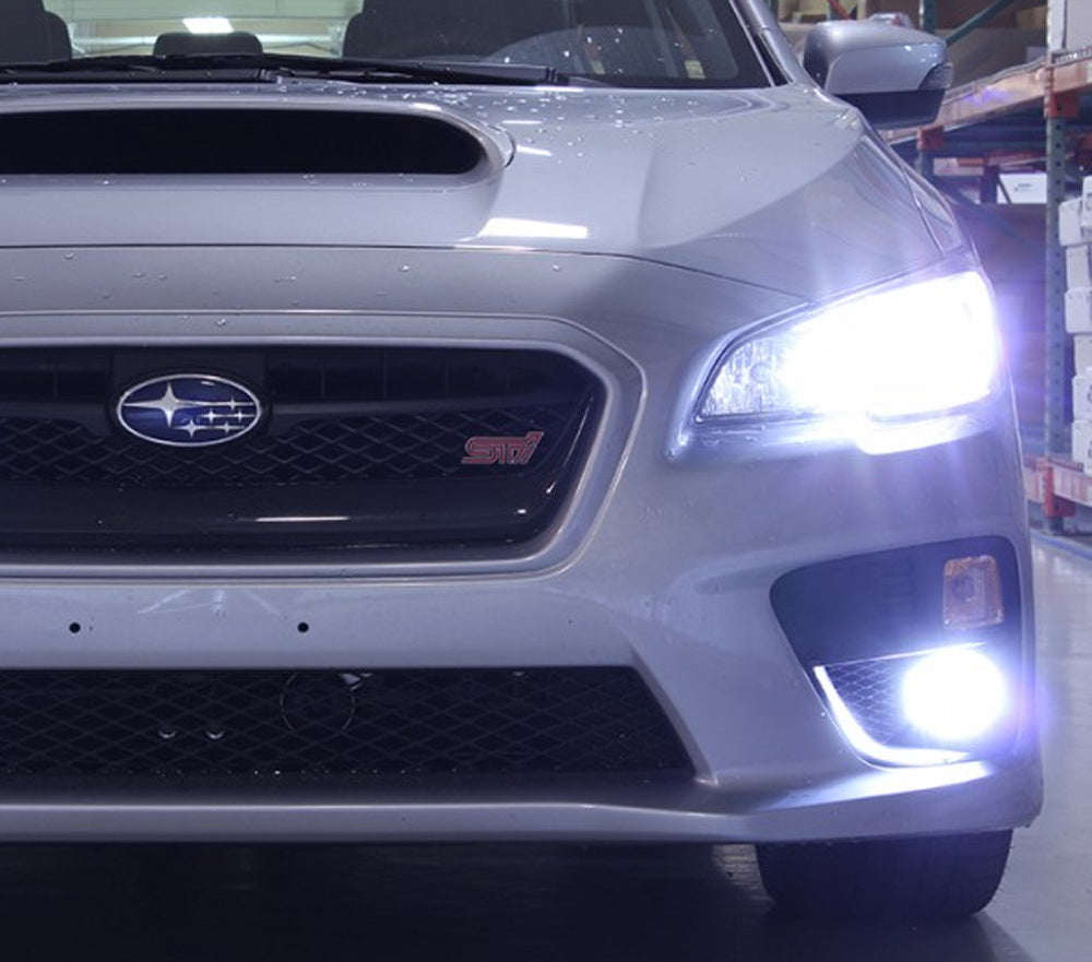 High-Performance CREE LED Projector Fog Light Kit with Bezel Cover for 2015-2017 Subaru WRX STI - Upgrade Your Night Driving Visibility & Style