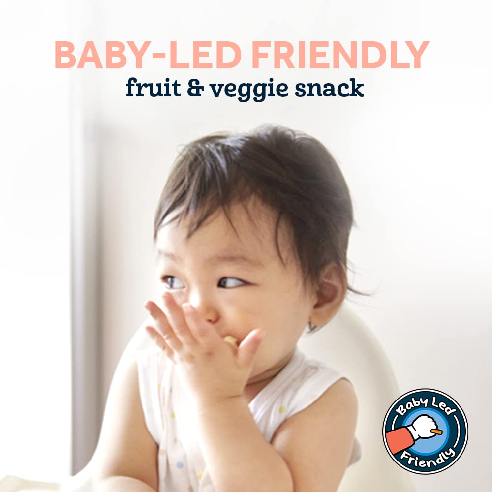 Organic Gerber Baby Snacks - Fruit & Veggie Melts, Truly Tropical Blend (1oz) | Healthy Toddler Finger Food for On-the-Go, Travel & Daycare Snacks