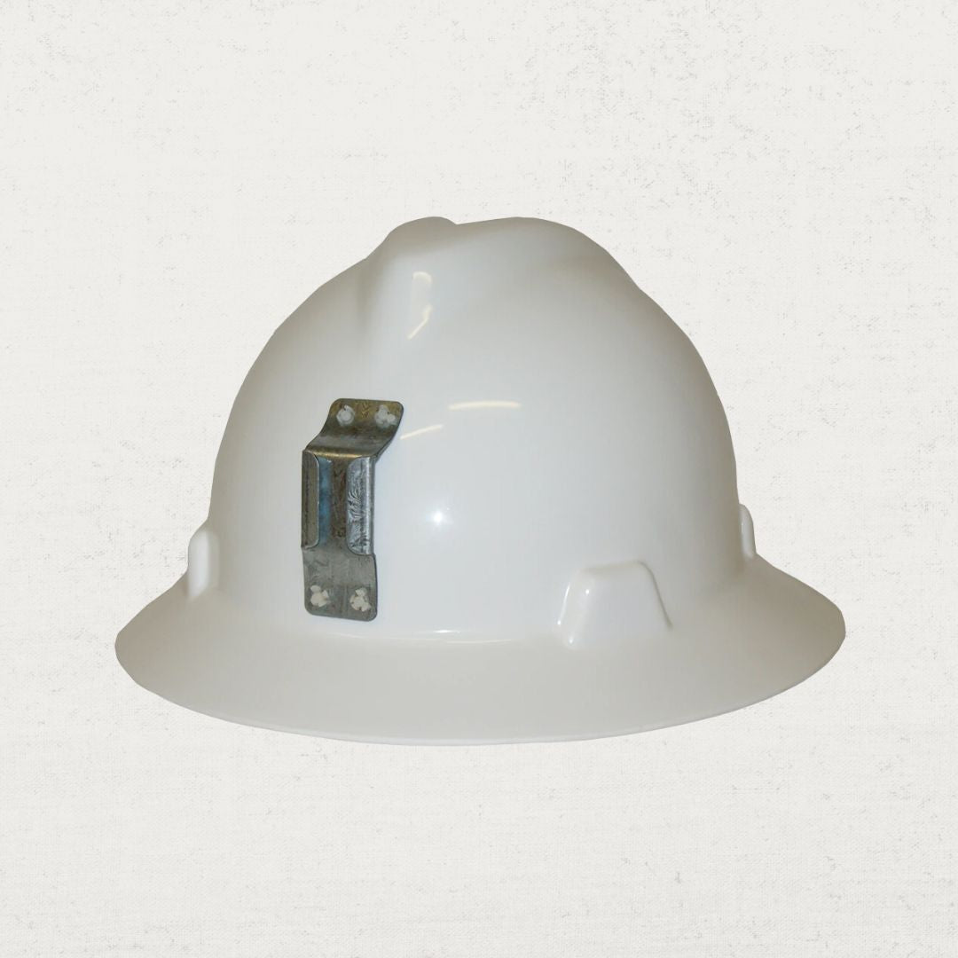 V Gard Full Brim 500 Hard Hat with Metal Lamp Bracket - ANSI Certified Safety Helmet for Construction, Mining & Industrial Work