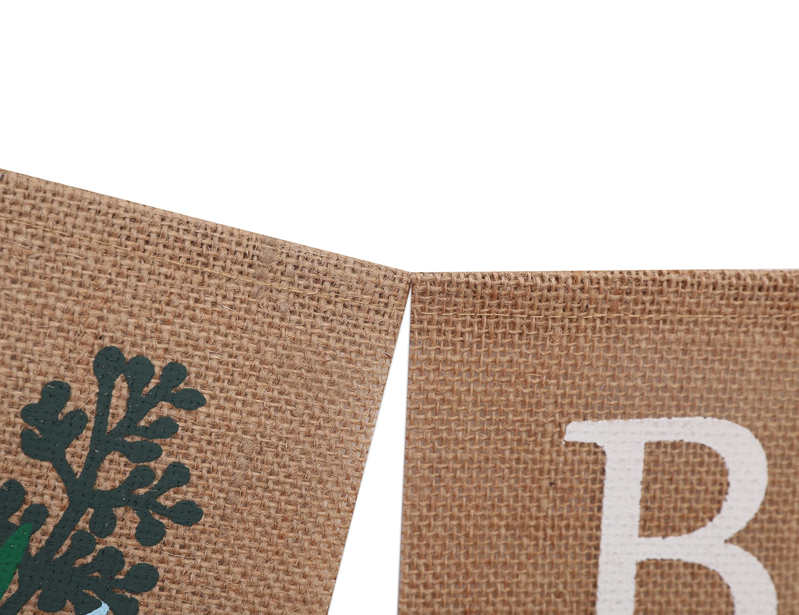 Greenery Baby Shower Banner - Gender Neutral Burlap Banner for Baby Showers | Oh Baby Decorations for Nursery, Gender Reveal & Wedding Shower Decor | Perfect for Rustic, Boho & Farmhouse Themes