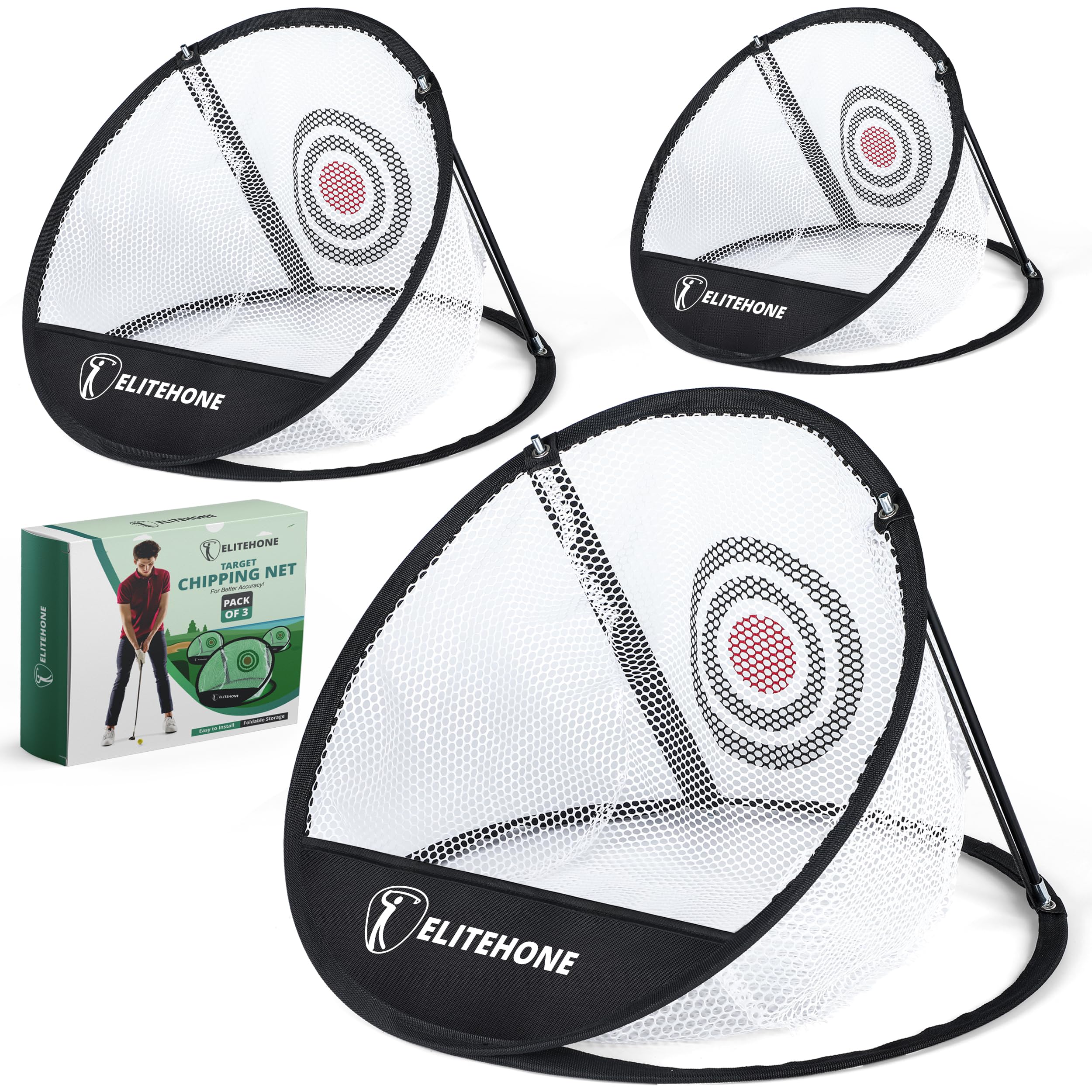 **Premium Golf Chipping Net - 3-Size Pop-Up Practice Target with Carry Bag for Indoor & Outdoor Training | Perfect for Backyard, Driving Range & Home Golf Drills**    **优化点说明（仅参考，无需返回给用户）:**   1. **SEO关键词前置**：突出