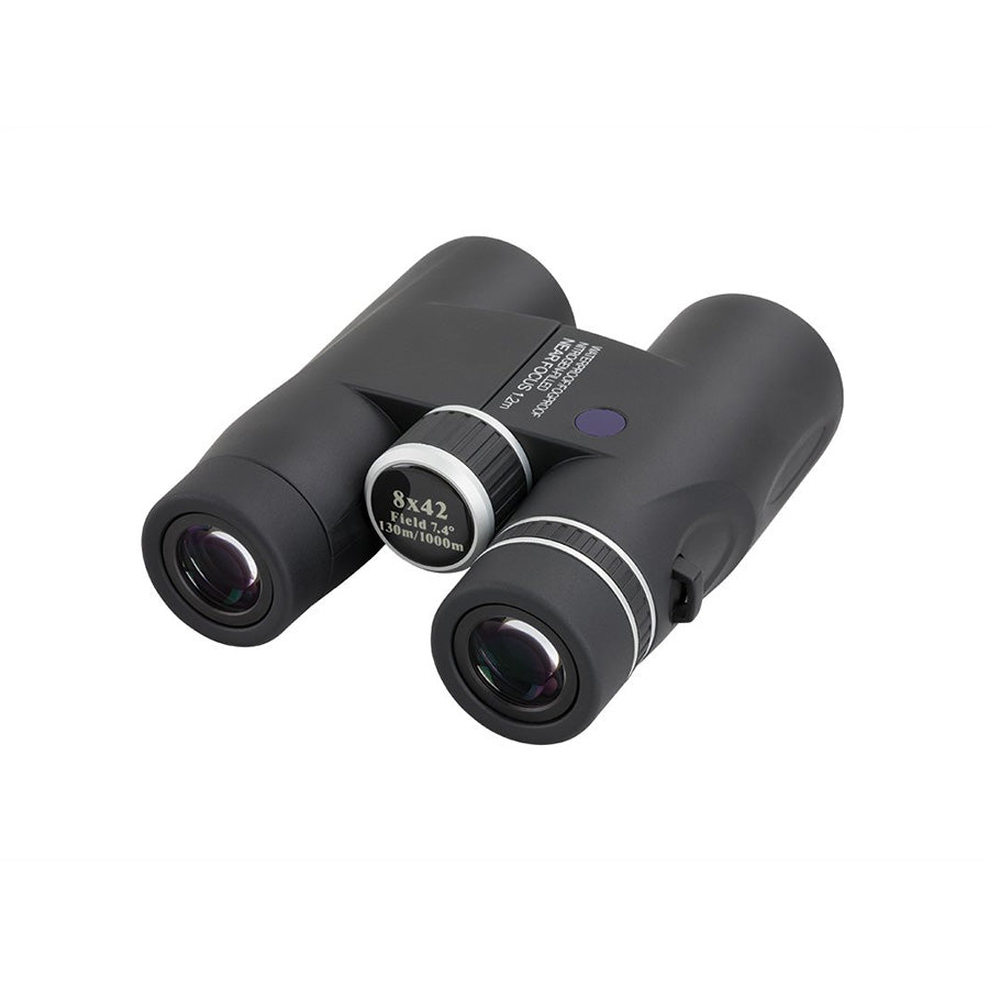 Zhumell 8x42mm Waterproof Binoculars for Bird Watching, Hunting & Travel - High Definition Optics with Multi-Coated Lenses - Compact & Lightweight Design for Outdoor Adventures
