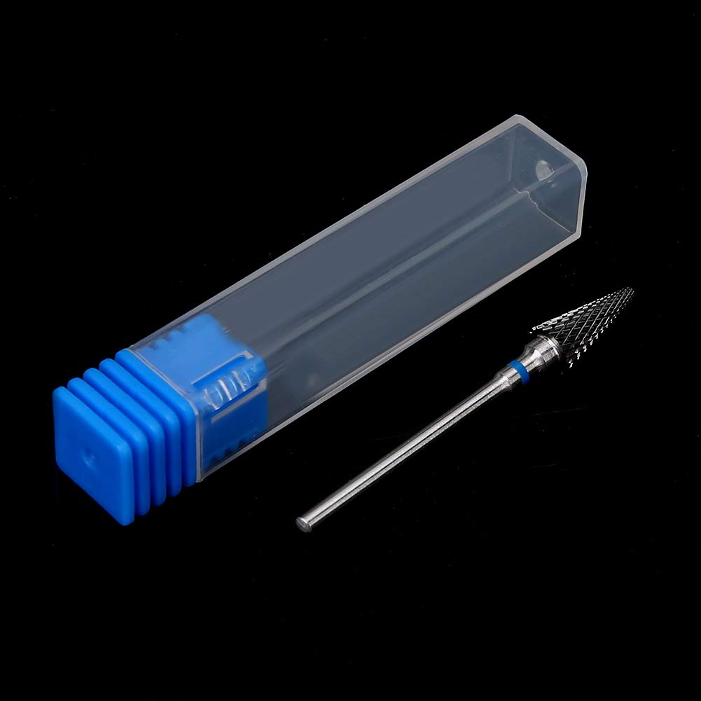 Valentine's Day Carnival Nail Drill Bits - Professional Tungsten Steel Electric Manicure & Pedicure Grinding Heads for Nail Art (Blue) | Perfect for Salon, Home Use & DIY Nail Care