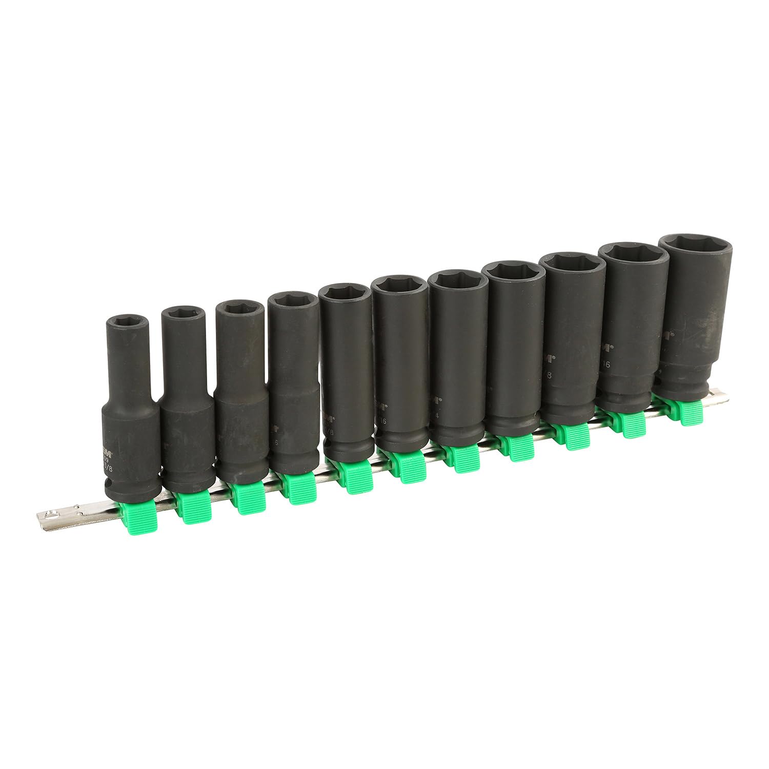 OEMTOOLS 25594 1/2 Inch Drive SAE Deep Impact Socket Set (11-Piece) - Heavy Duty Impact Sockets for Automotive Repair & Mechanical Work