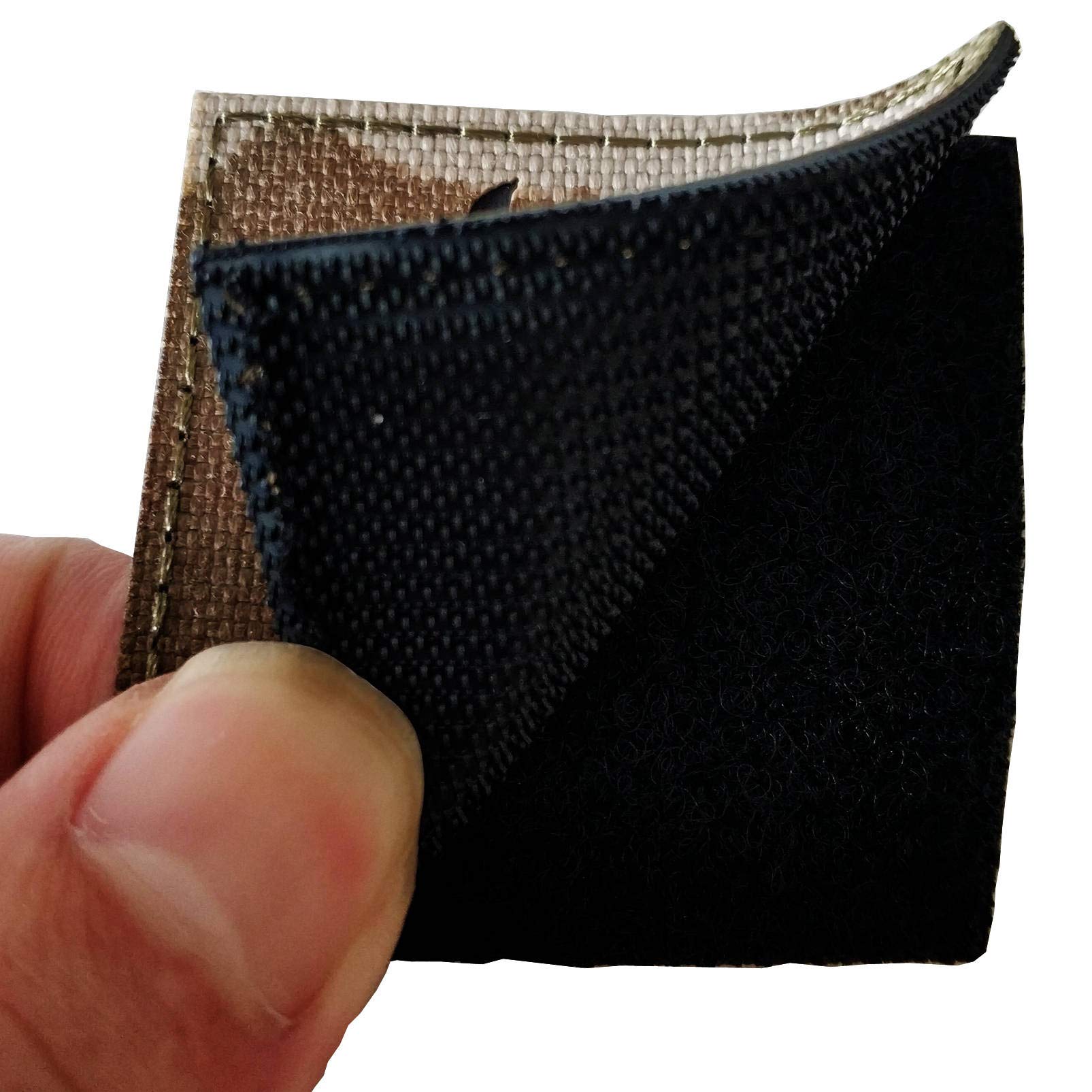 Red IR Infrared K9 Reflective Tactical Dog Patch - 2x2 Inch Hook and Loop Velcro for Caps, Bags, Backpacks, Vests & Uniforms - Perfect for Military, Police, Outdoor Adventures & Pet Safety