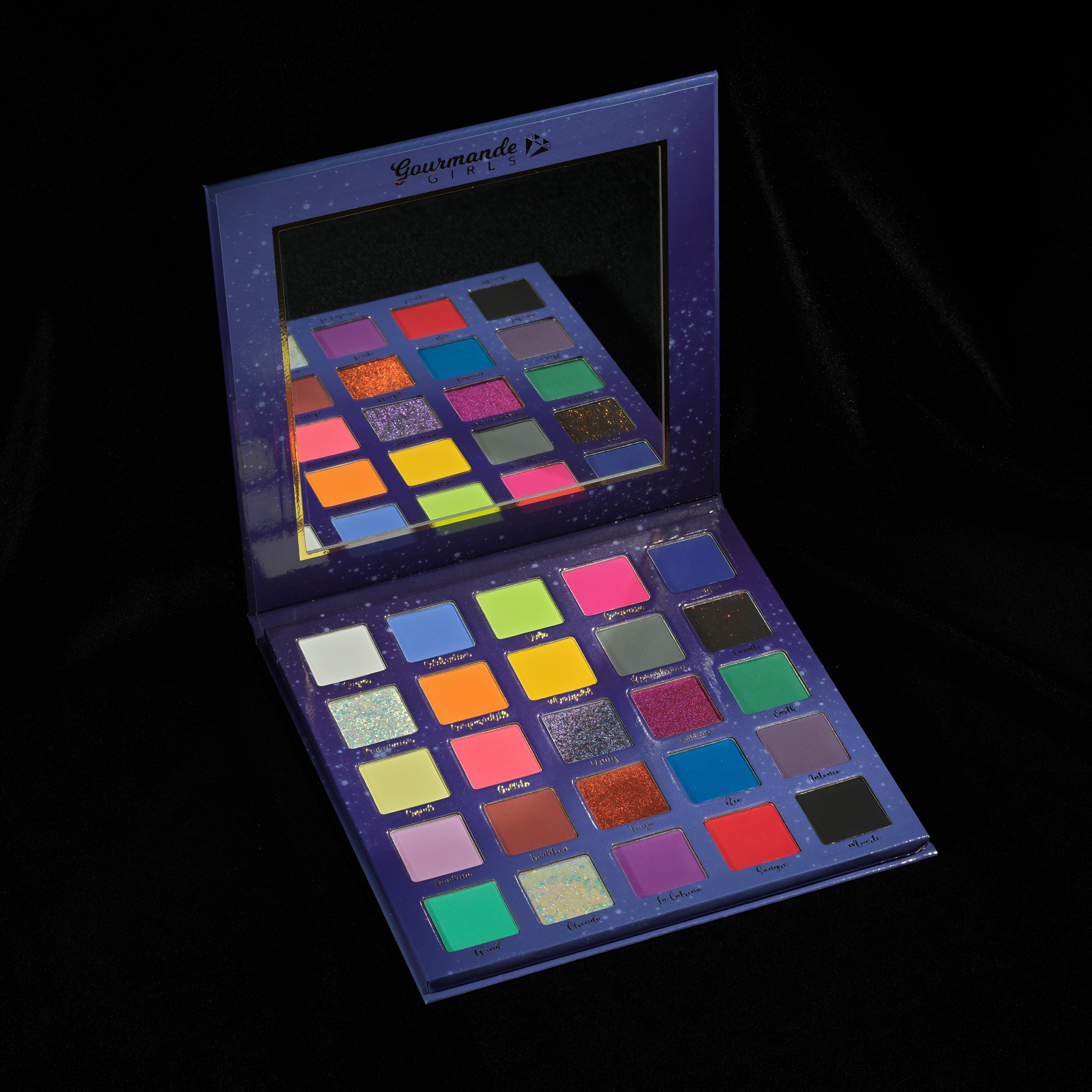 Vibrant Calavera Eyeshadow Palette - 12 Highly Pigmented Colors for Day & Night Makeup Looks | Perfect for Halloween, Dia de los Muertos & Festive Celebrations