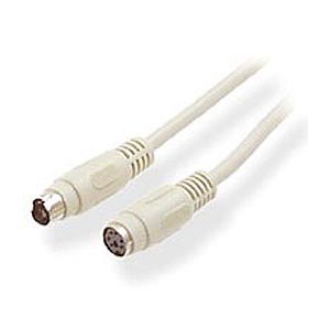 10ft PS2 Mini Din 6 Pin Male to Female Extension Cable - Perfect for Gaming Consoles, Keyboards & Retro Computer Setups