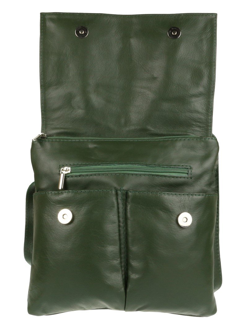 Stylish Italian Genuine Leather Crossbody Bag for Women with Double Pockets - Perfect for Work, Travel & Everyday Use