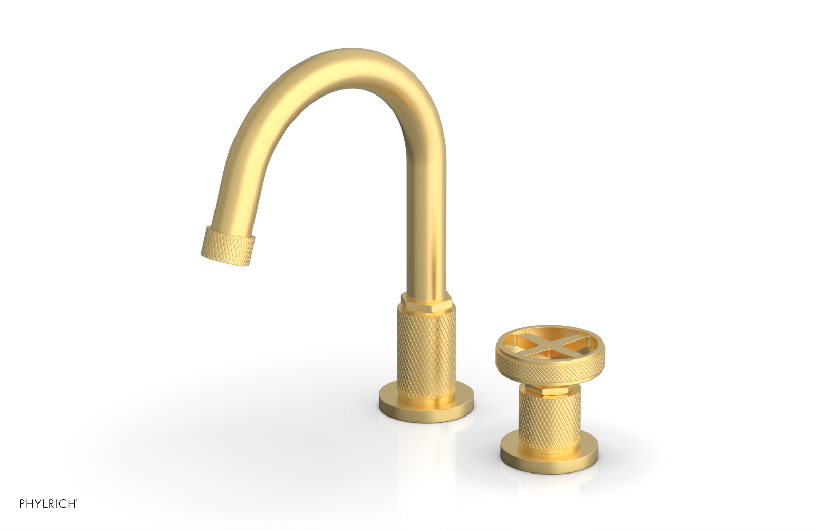 DUSTRIE Single Handle Kitchen Faucet with High Spout and Cross Handle - Model 371-09 | Perfect for Modern Farmhouse & Industrial Style Sinks