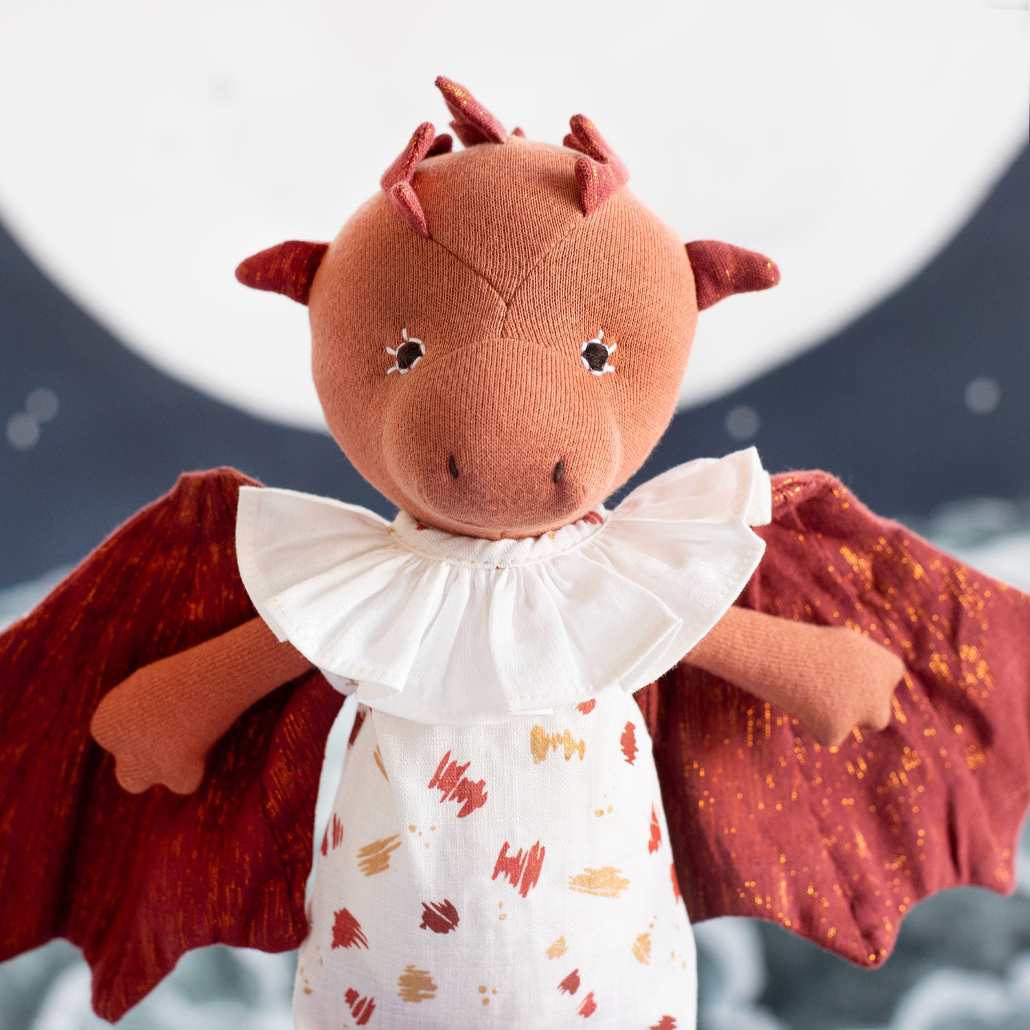Cyril Dragon Plush Toy - Soft & Cuddly Stuffed Animal for Kids & Collectors | Perfect for Gifts, Nursery Decor, and Fantasy Play