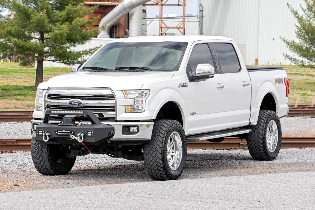 2009-2022 Ford F-150 EXO Winch Mount Kit for 2WD & 4WD Models (Part #10762) - Heavy Duty Off-Road Bumper Accessory for Truck Recovery & Adventure