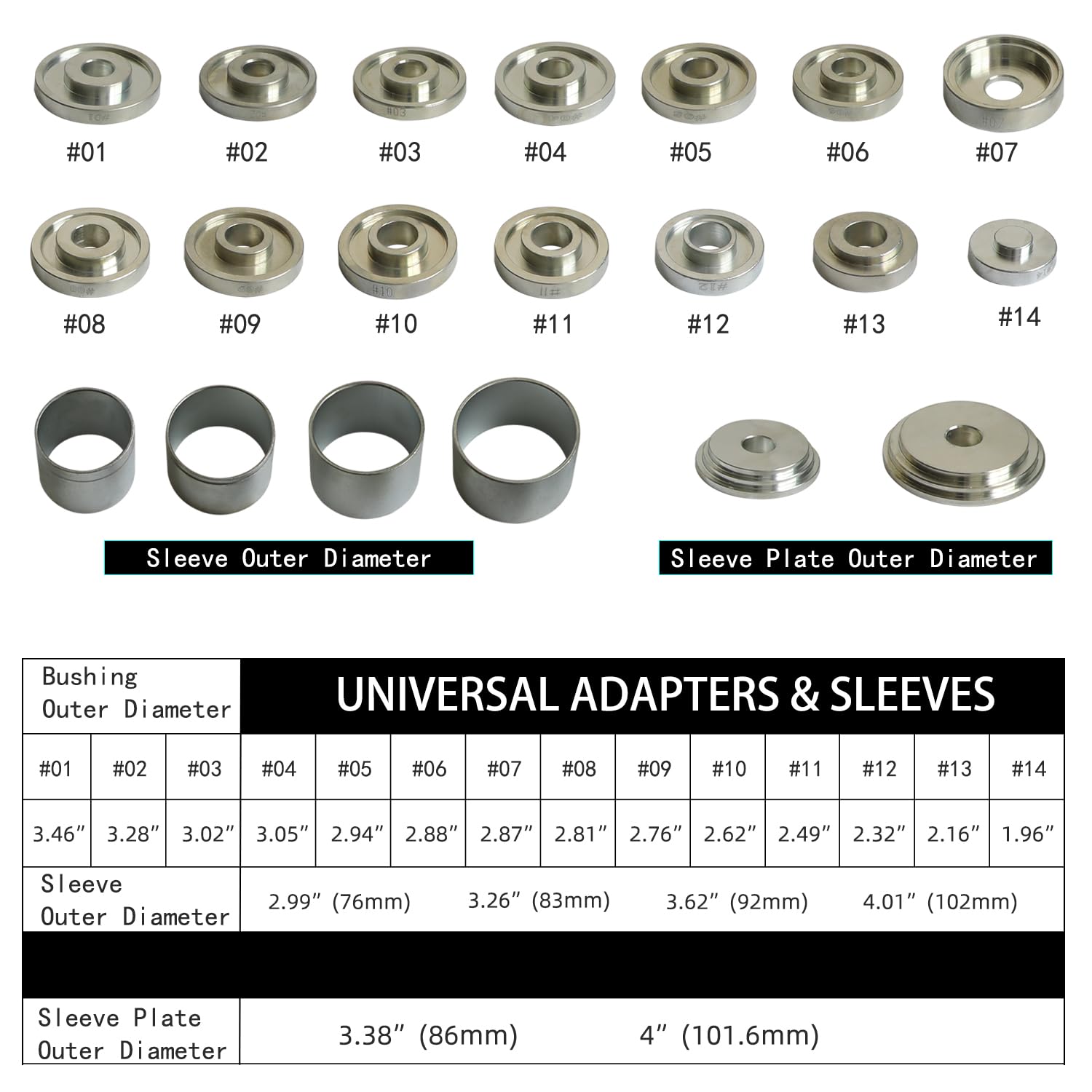 DPTOOL 31-Piece Universal Wheel Bearing Press Kit - Front Wheel Drive Bearing Removal & Installation Tool Set for Cars, Trucks & SUVs - Perfect for DIY Auto Repair & Maintenance