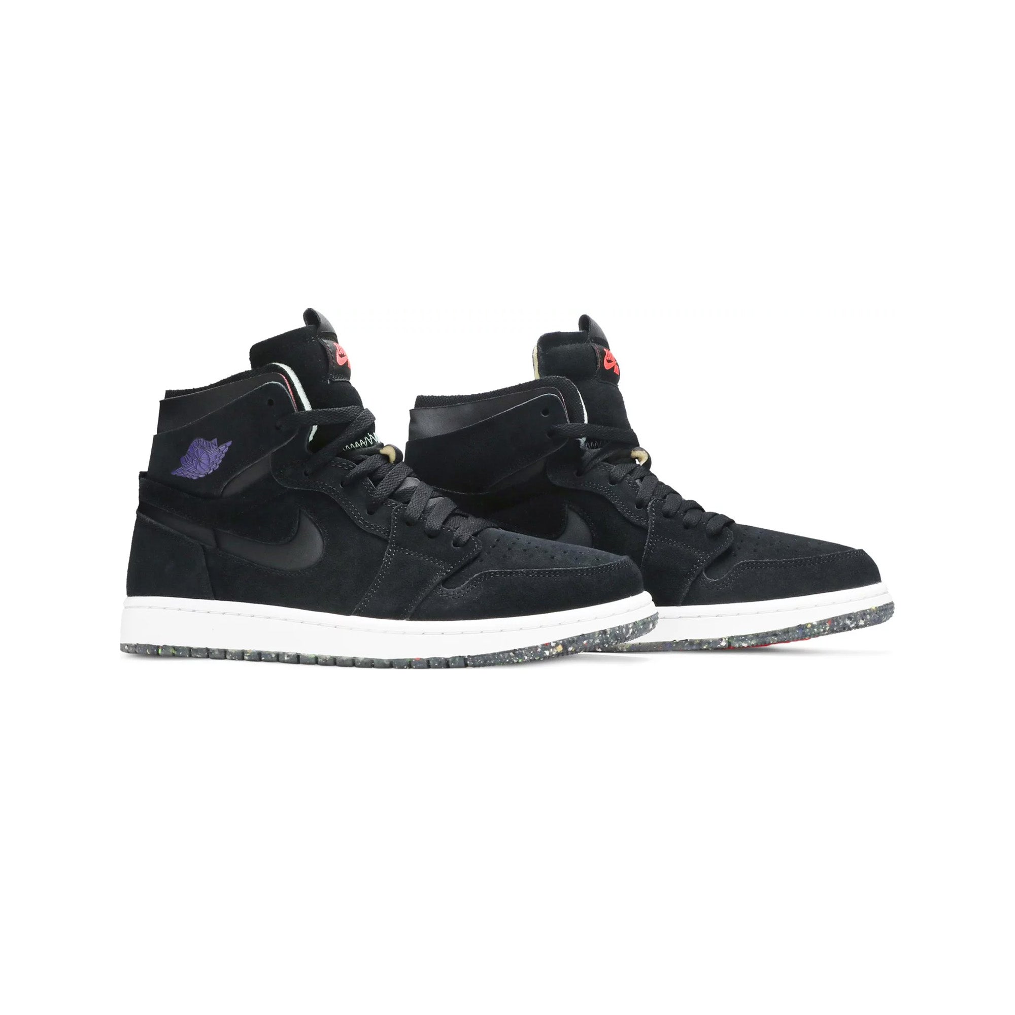 Air Jordan 1 High Zoom CMFT Court Purple Basketball Shoes - Men's Comfortable Sneakers for Running, Walking & Streetwear Fashion
