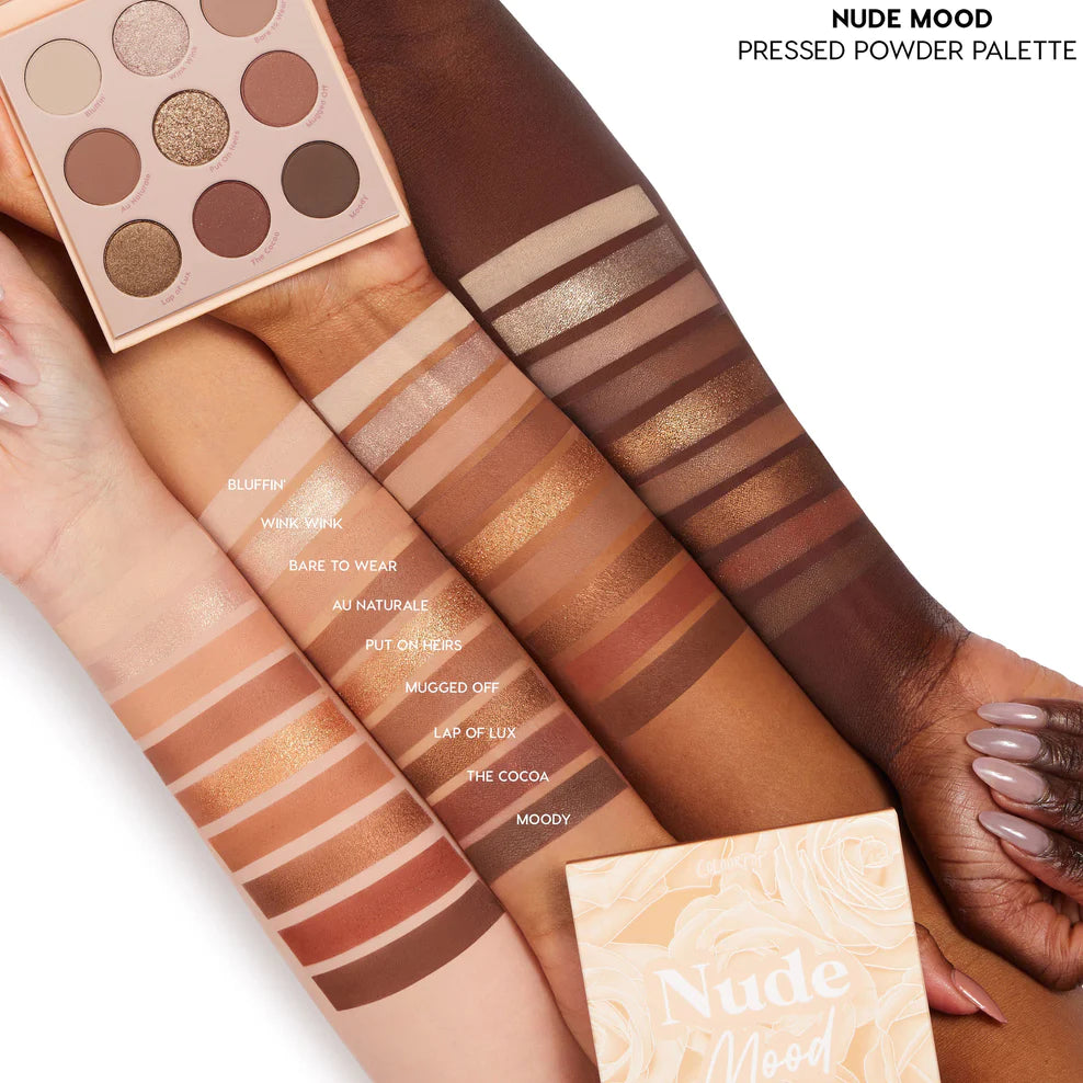 ColourPop Nude Mood Eyeshadow Palette - Neutral Matte & Shimmer Shades for Everyday Makeup Looks | Perfect for Daytime, Night Out & Special Occasions