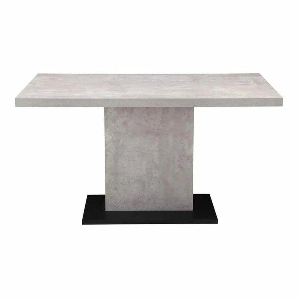 53 Inch Modern Grey Dining Table - Perfect for Small Spaces, Kitchen, Dining Room & Apartment