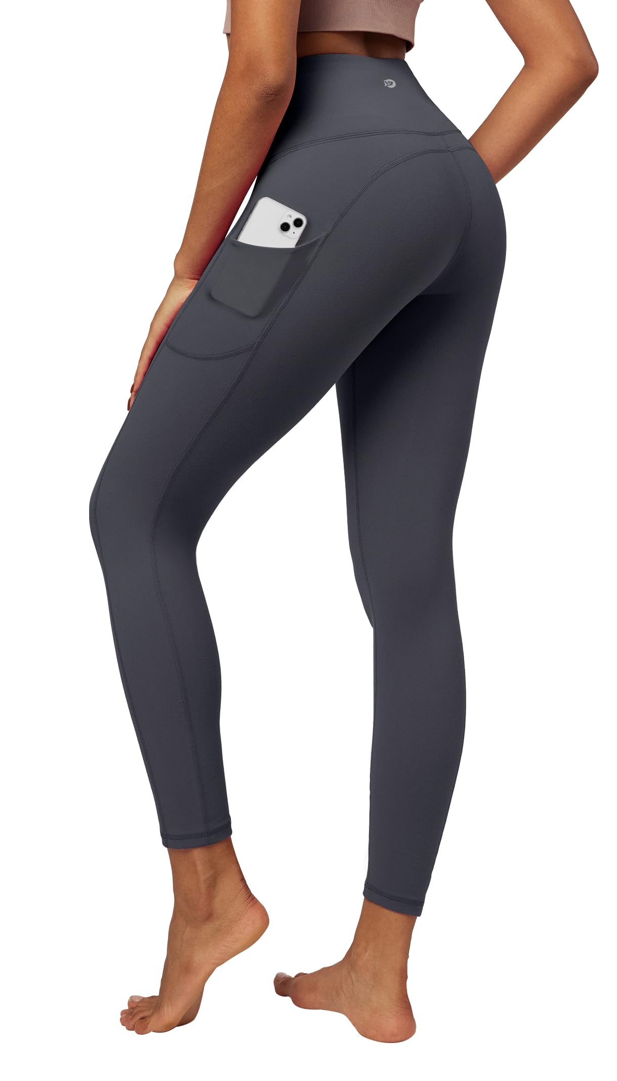 High Waist Yoga Pants with Pockets for Women - Tummy Control Workout Leggings, 4-Way Stretch Comfort - Perfect for Gym, Running, Pilates & Lounge Wear