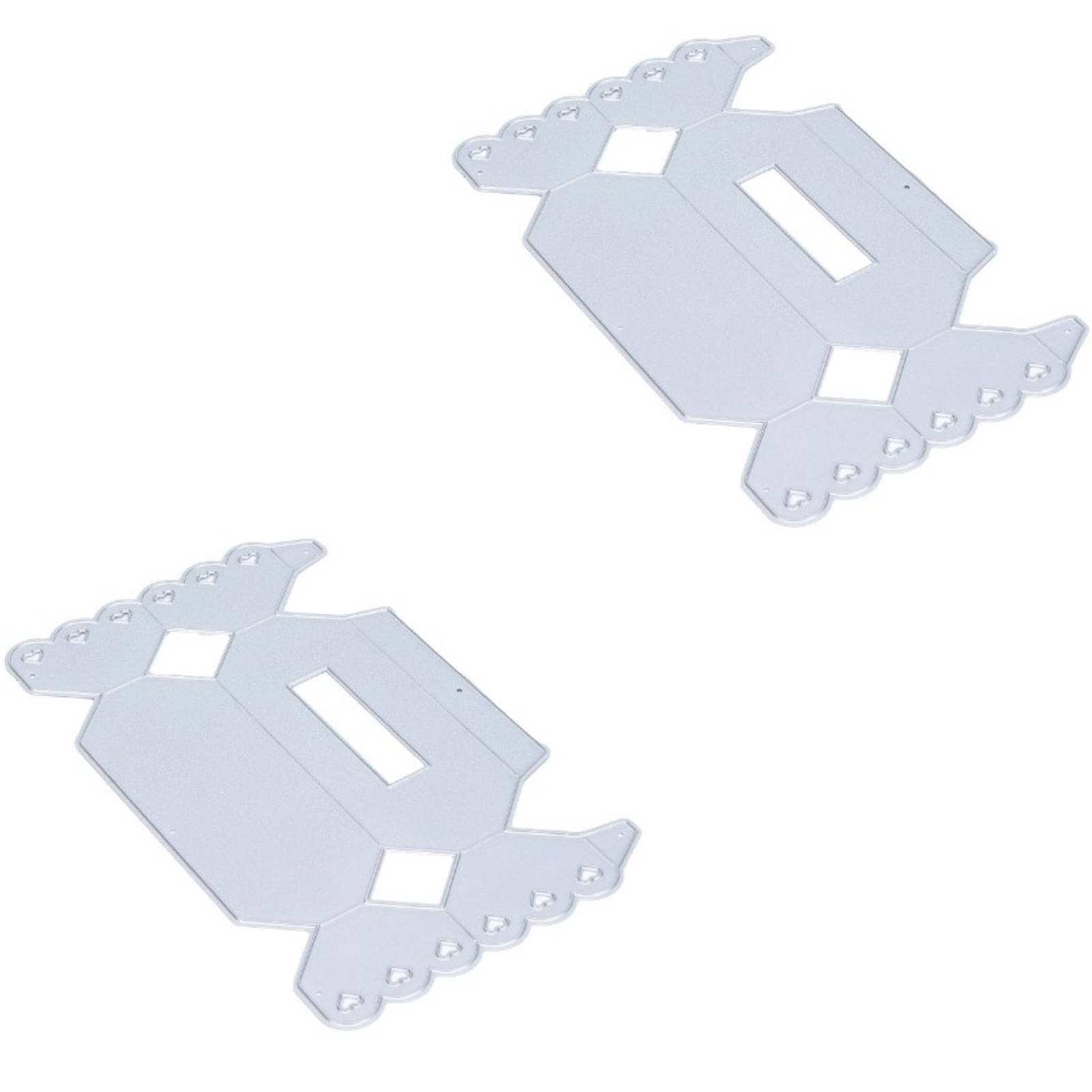 2Pcs Metal Candy Box Die Cut for DIY Card Making & Gift Box Crafting - Perfect for Scrapbooking & Paper Crafts