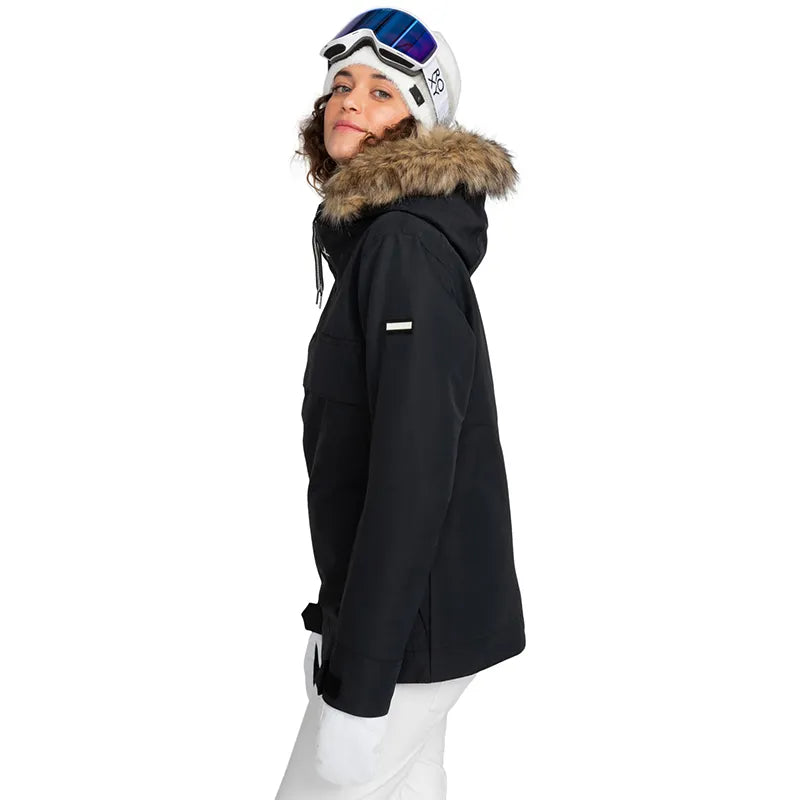 ROXY Snow Shelter Anorak Jacket - Women's Waterproof Winter Coat for Skiing & Snowboarding | Warm & Windproof Outerwear for Cold Weather Adventures