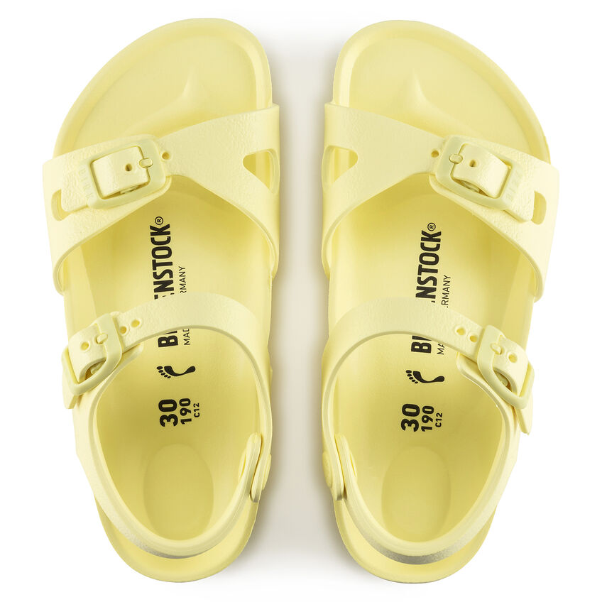 Birkenstock Kid's Rio Essentials EVA Sandals in Popcorn - Lightweight & Comfortable for Beach, Pool & Summer Outdoor Activities