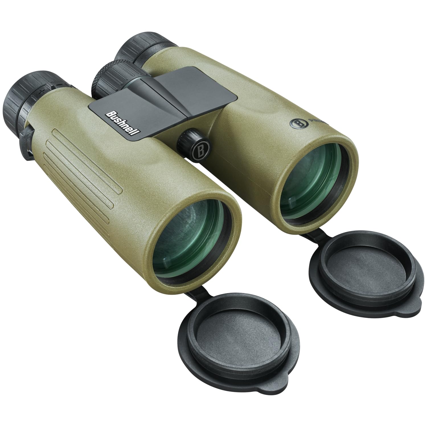 Bushnell Prime 12x50 Waterproof Binoculars with Vault Bino Caddy - High Power Hunting & Bird Watching Binocular Set for Outdoor Adventures, Hiking, Camping & Wildlife Observation