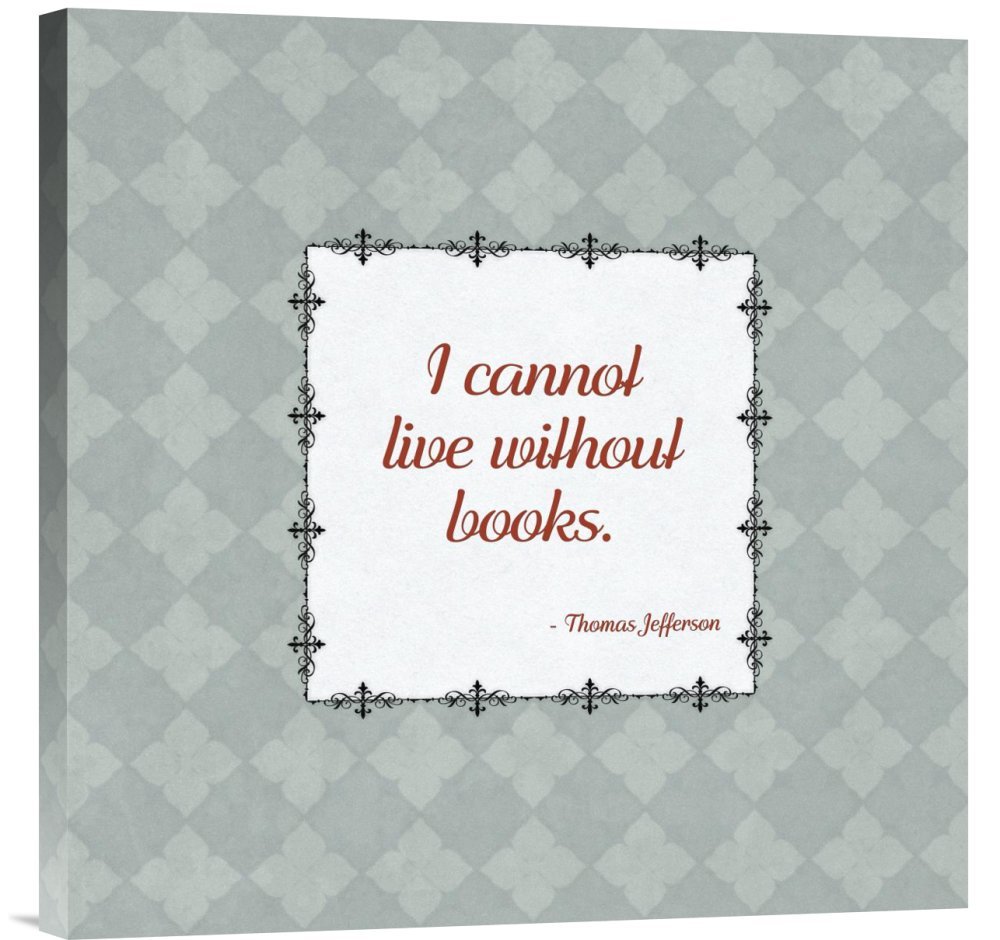 Jefferson Quotes Gallery Wrap Canvas Print - Premium Giclee Wall Art Decor for Living Room, Office & Bedroom | Ready-to-Hang Framed Painting