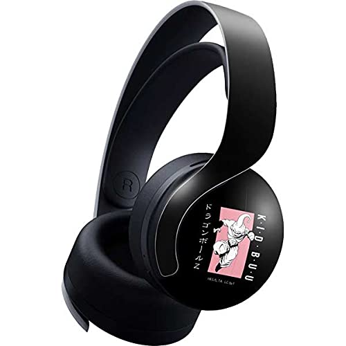 Officially Licensed Dragon Ball Z Kid Buu Combat Gaming Skin Decal for PS5 Pulse 3D Wireless Headset - Custom Protective Cover for Gaming Sessions & Anime Fan Collectibles