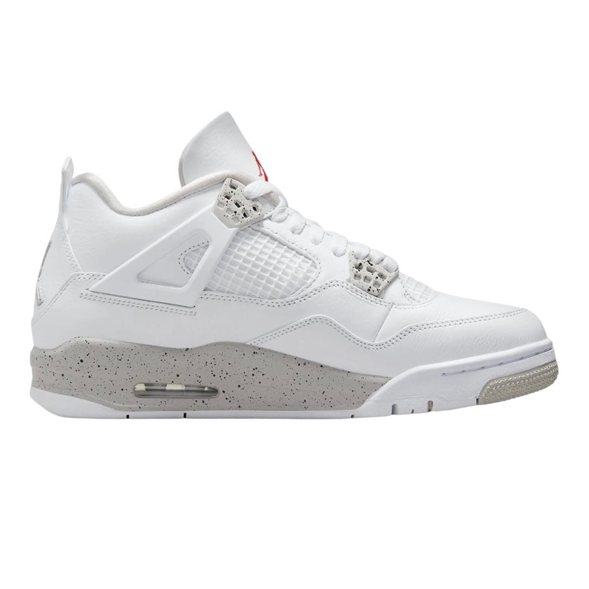 Air Jordan 4 Retro White Oreo Men's Basketball Shoes (2021 Release) - Stylish Sneakers for Casual Wear, Street Fashion & Sports Performance