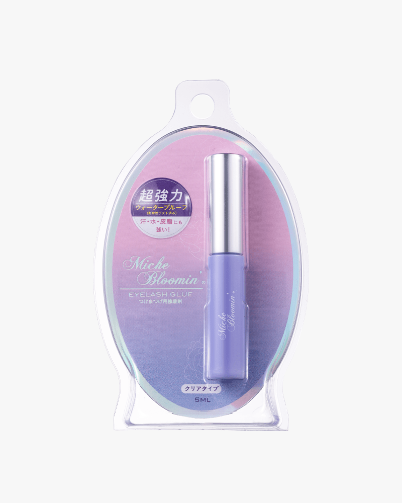 Miche Bloomin' Eyelash Glue - Clear Type, Waterproof & Long Lasting Eyelash Adhesive for False Lashes - Perfect for Daily Wear, Special Occasions & Makeup Artists